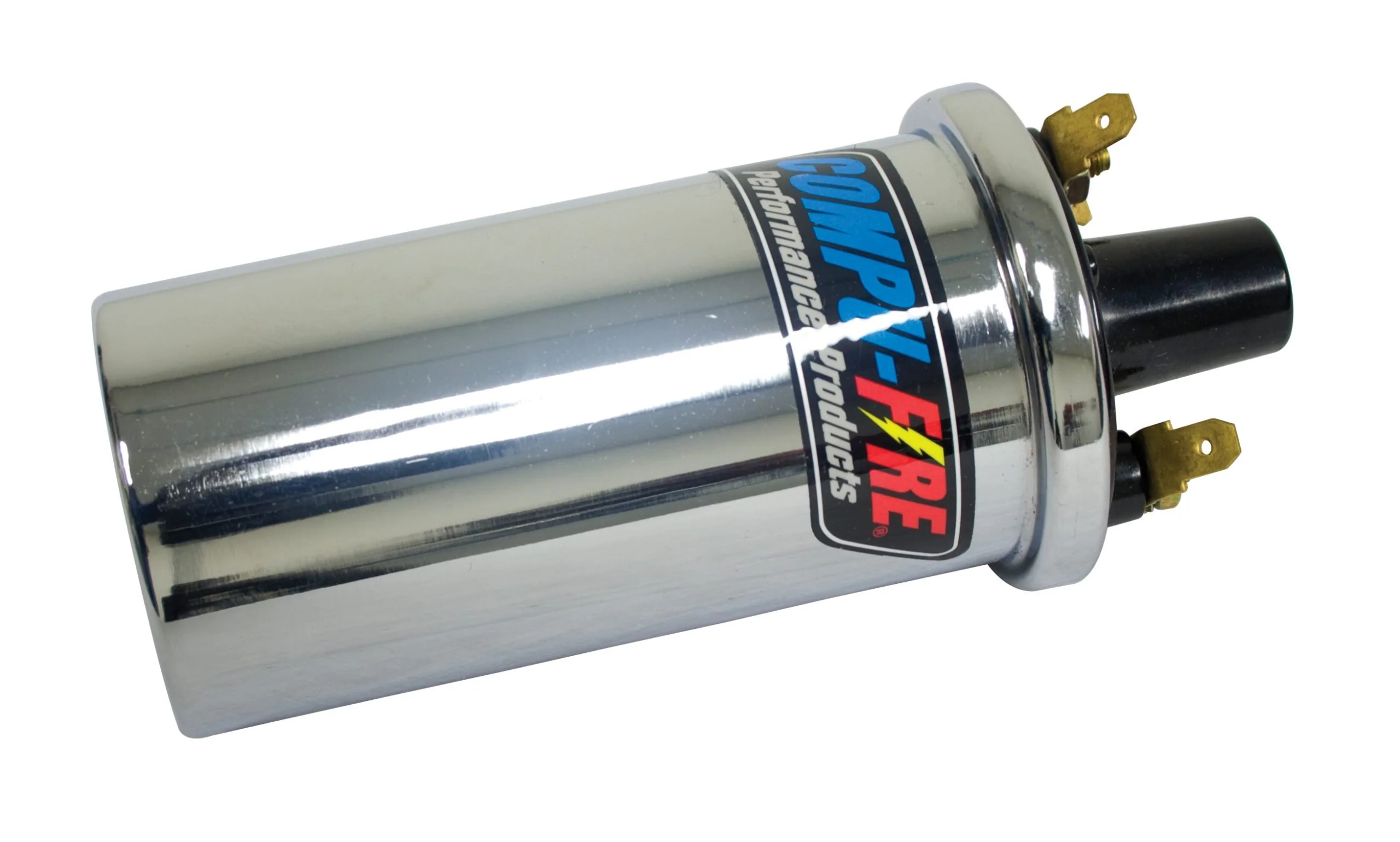 Compu-Fire 40,000 Volt Chrome Coil, 12-Volt, Each (Boxed)