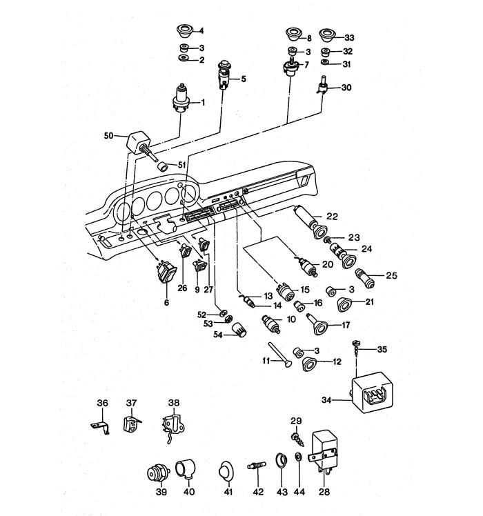 Concave Door Switch Washer for Porsche 911 (1965-98) - Image 2
