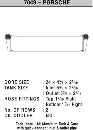 CSF Center Radiator for Porsche 911 Carrera, Boxster, and Cayman (2005-2011) - Image 2