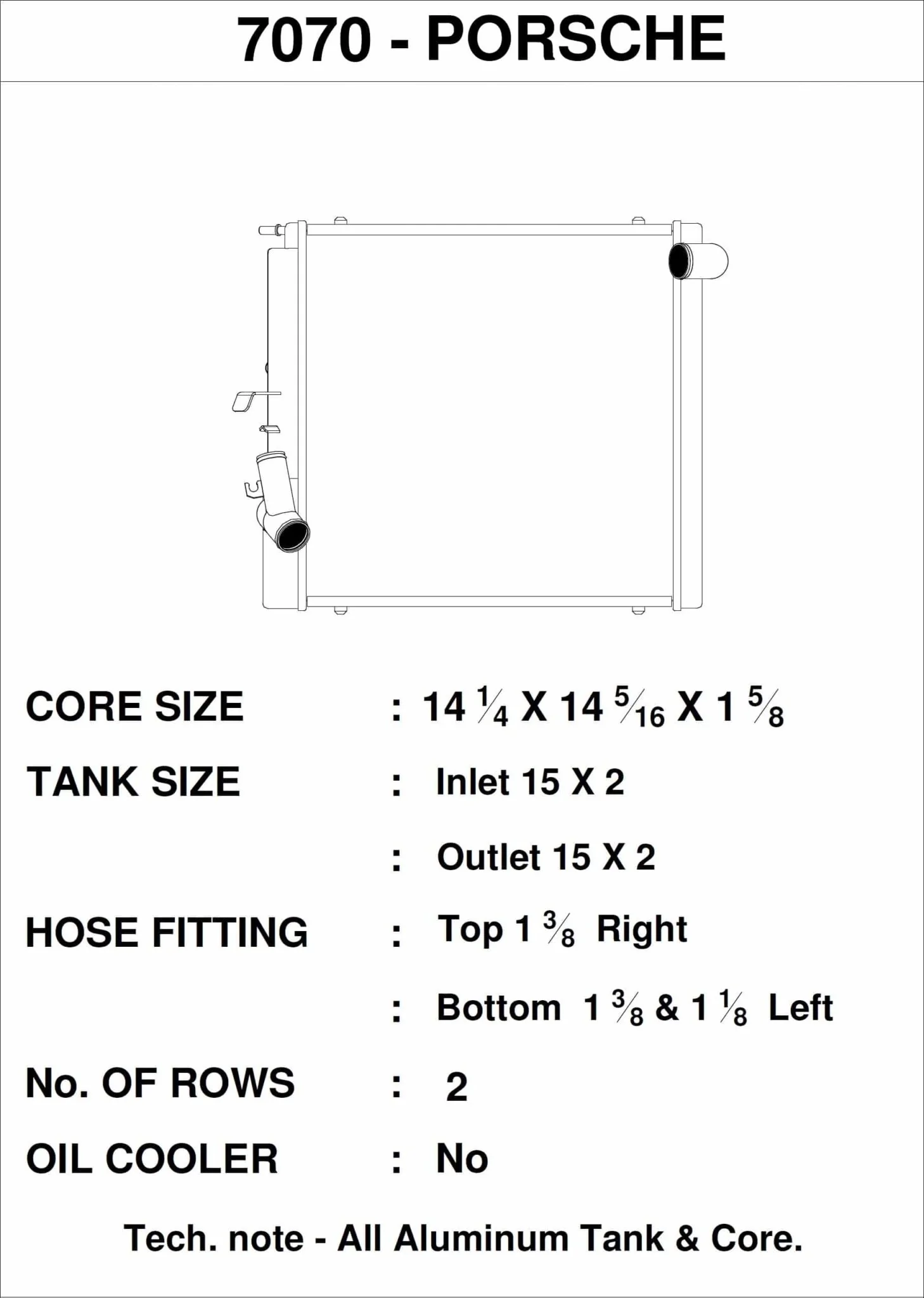 CSF Radiator for 991/992 - Right Side Only - Image 2