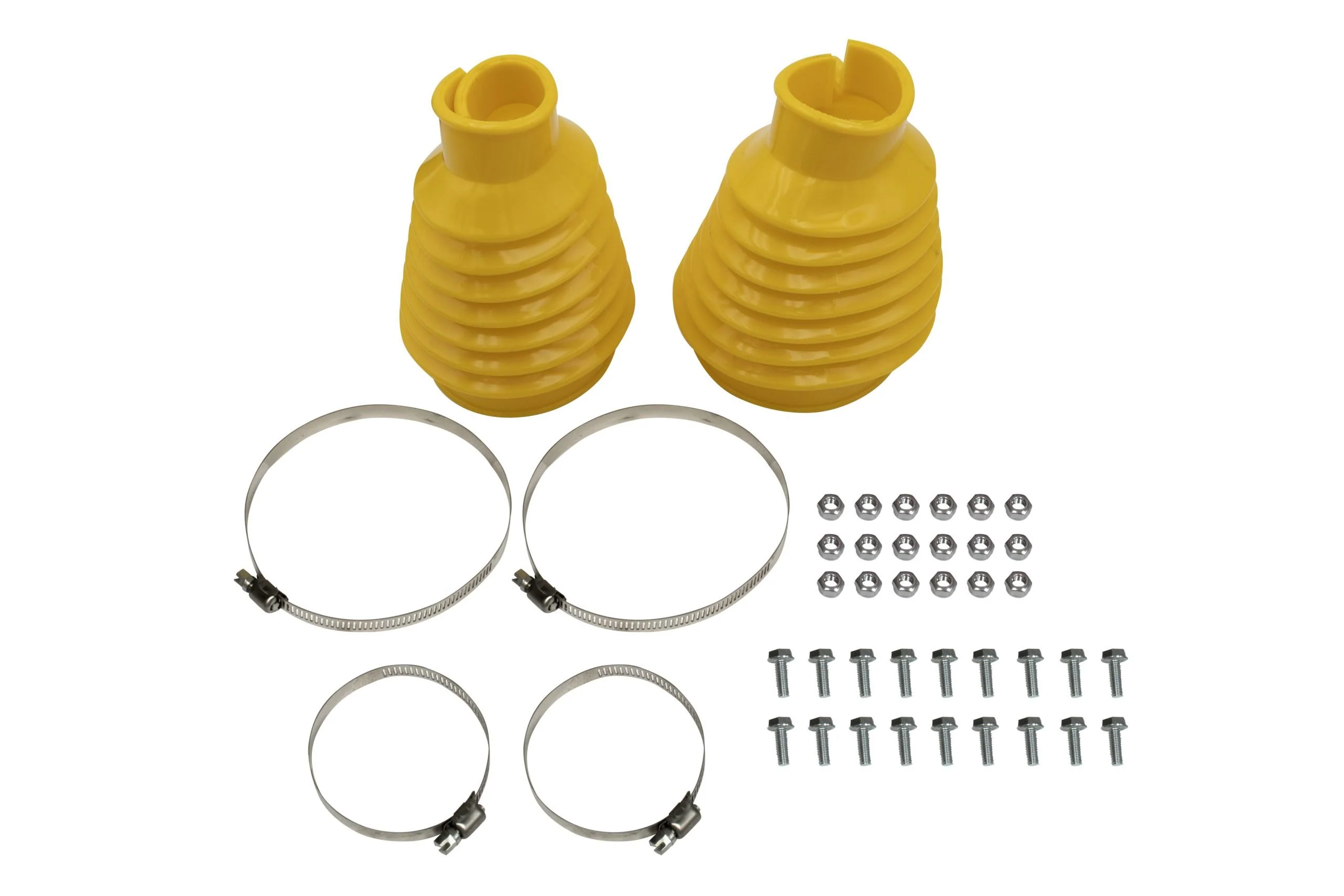 Deluxe Swing Axle Boot. Yellow - Pair