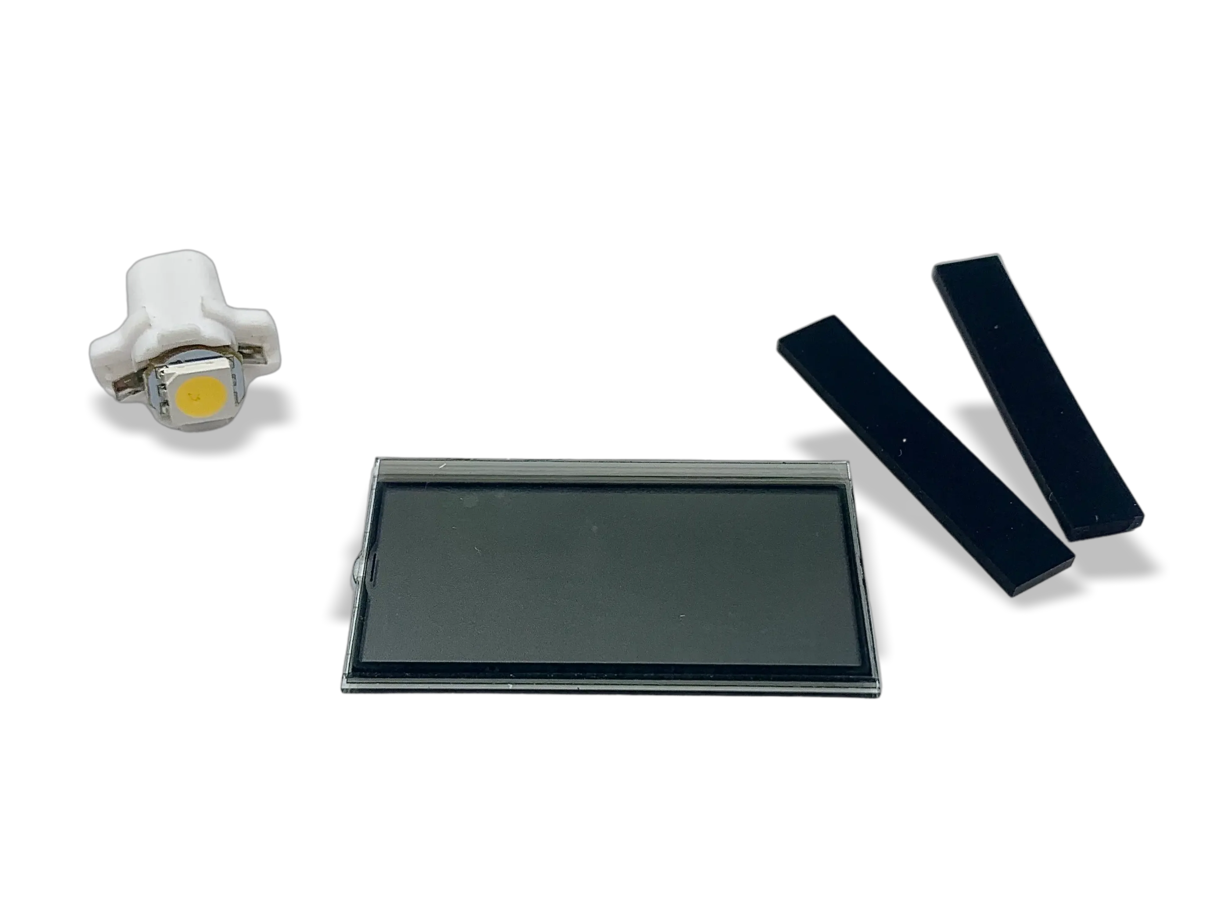 914Rubber Digital Clock Screen LCD Replacement Kit for Porsche 944 (1985-91)