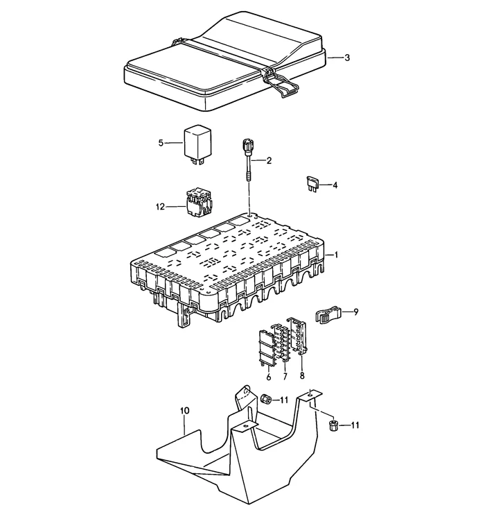 DME/Fuel Pump Relay for Porsche 911, 924, 944, and 968 (1983-98) - Image 3
