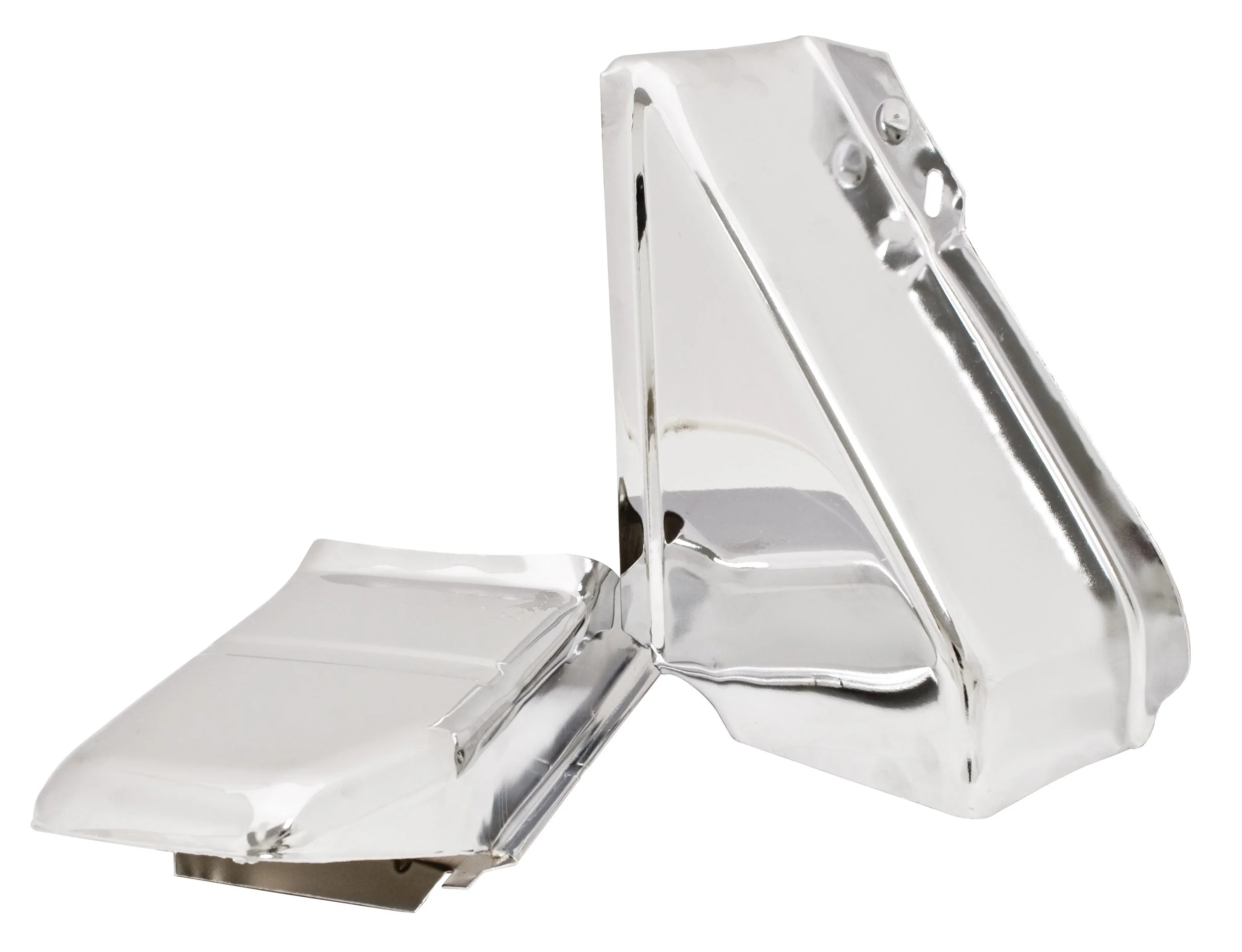 Doghouse Tin, Chrome, 2 pcs.