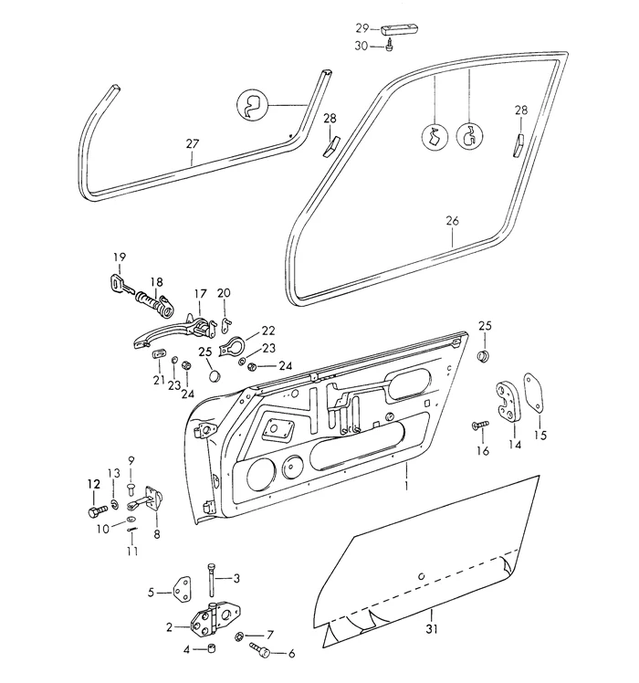Door Hinge Bushing for Porsche 911, 912 and 930 (1965-1998) - Image 3