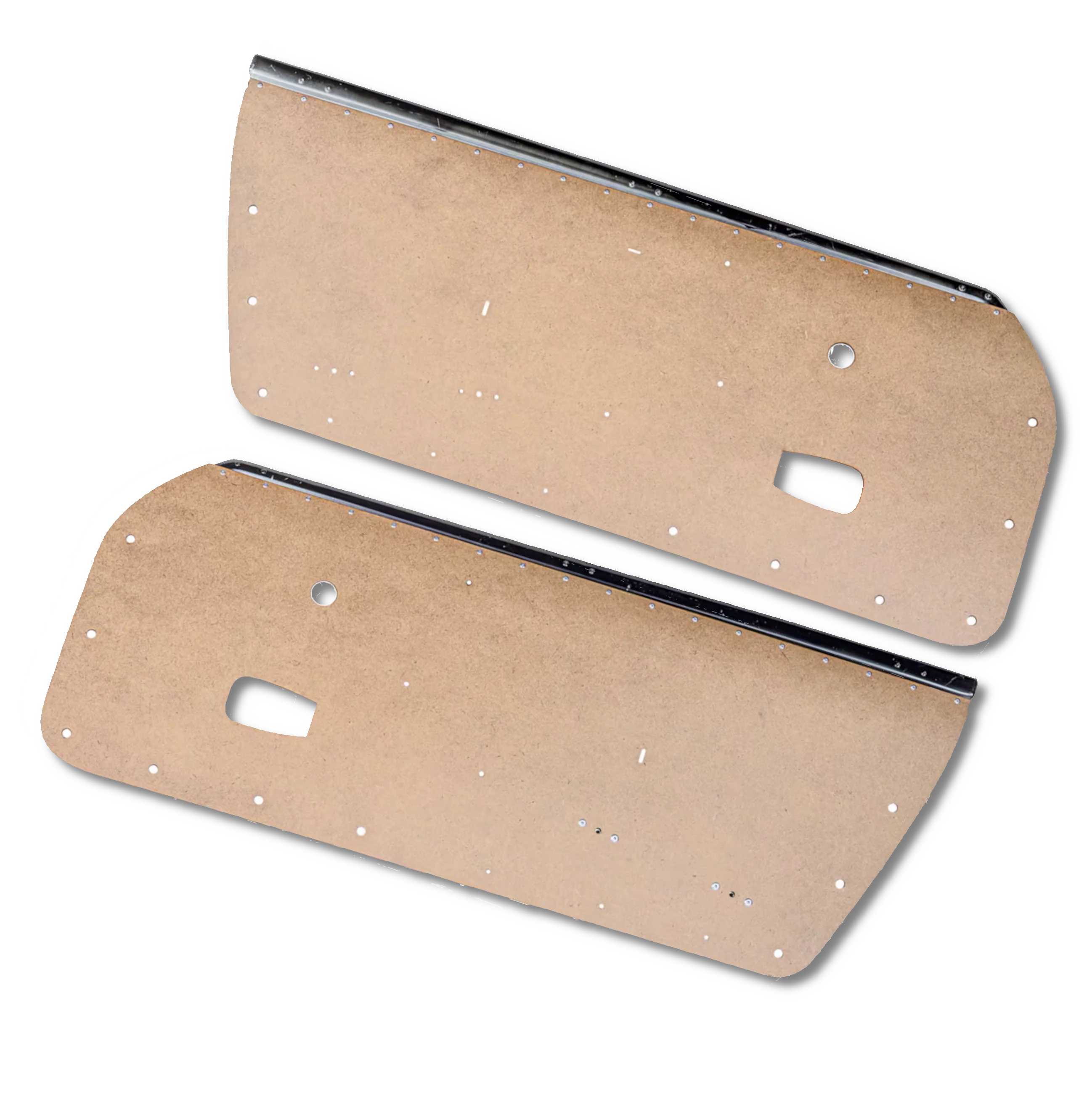 914Rubber Door Panel Blank with Metal Bolster Set for 914 (1970-76) - Image 2