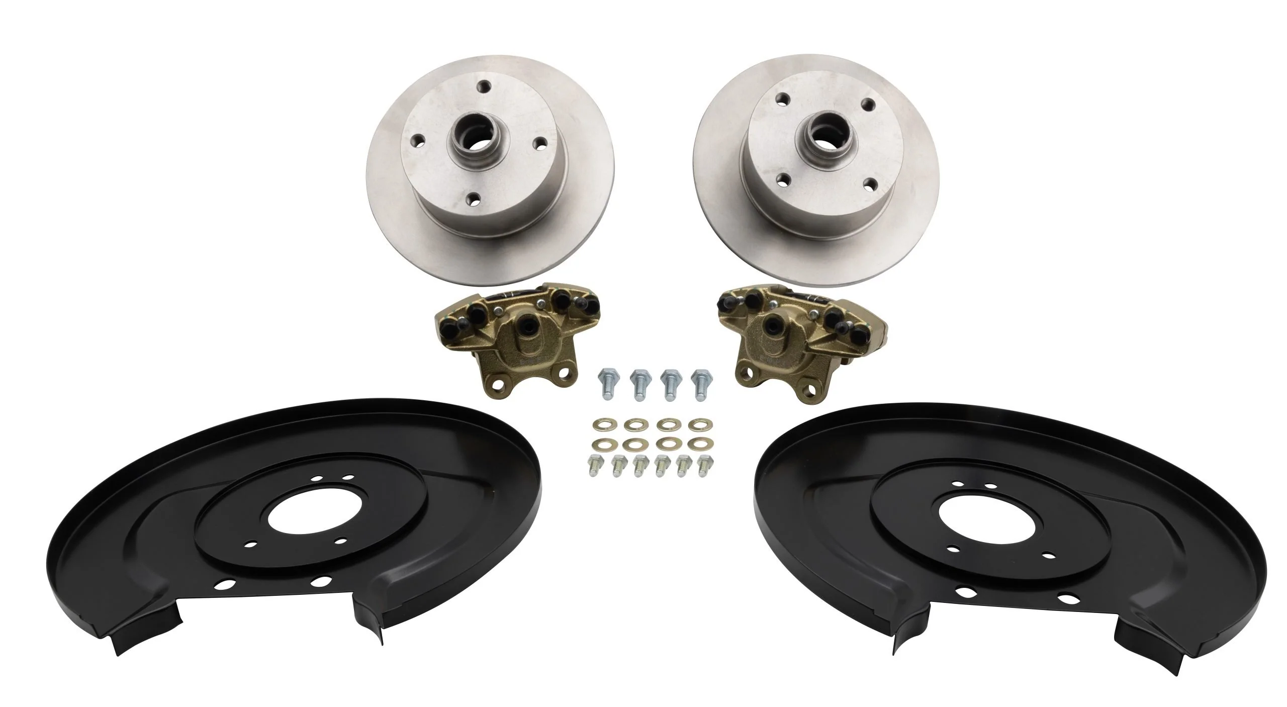 EMPI Stock-Style Spindle Front Disc Brake Kit - Ball Joint 4-Lug, 4x130mm