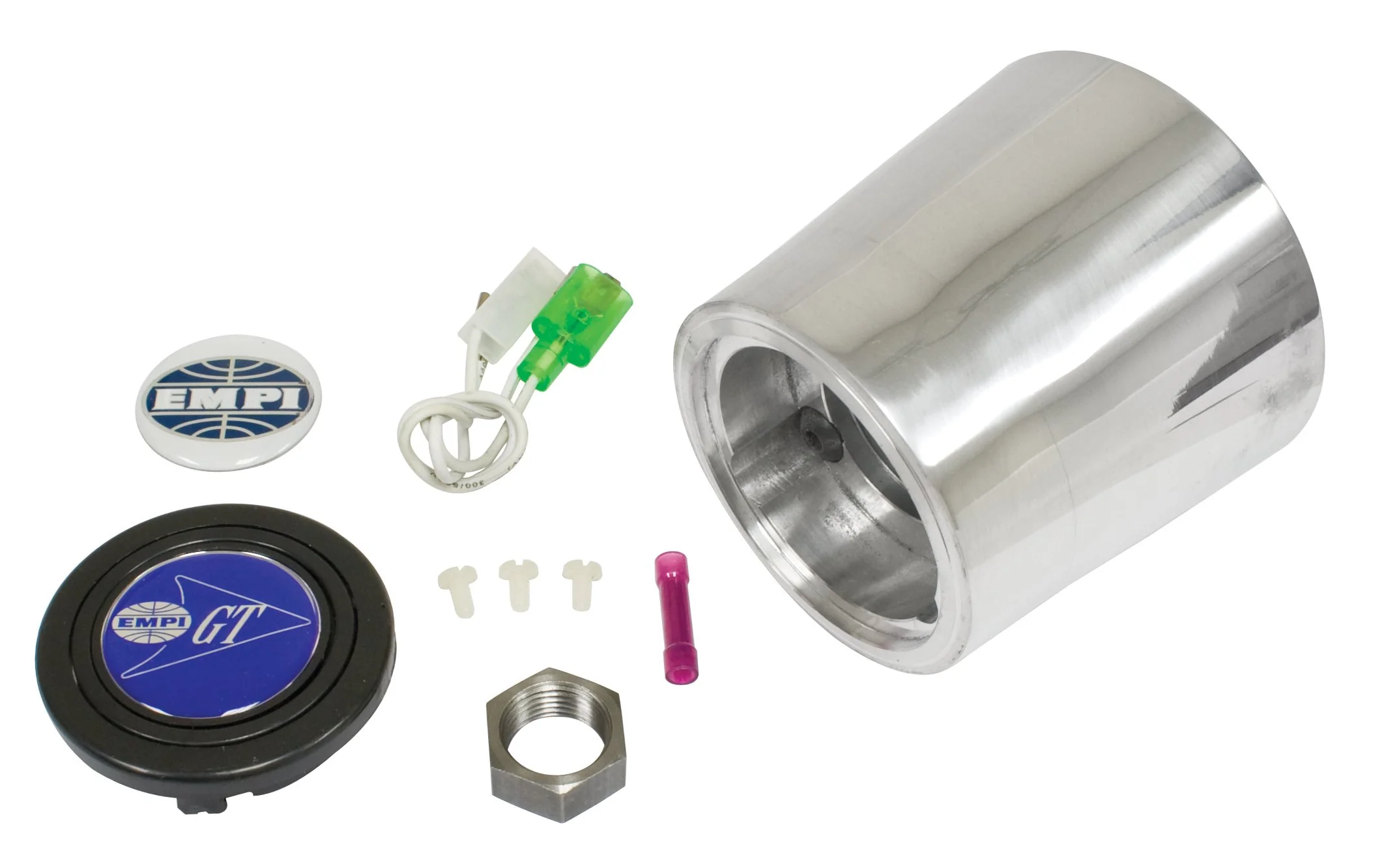 Polished Billet Aluminum Steering Wheel Boss Kit for VW Type 1 & Ghia 49-59