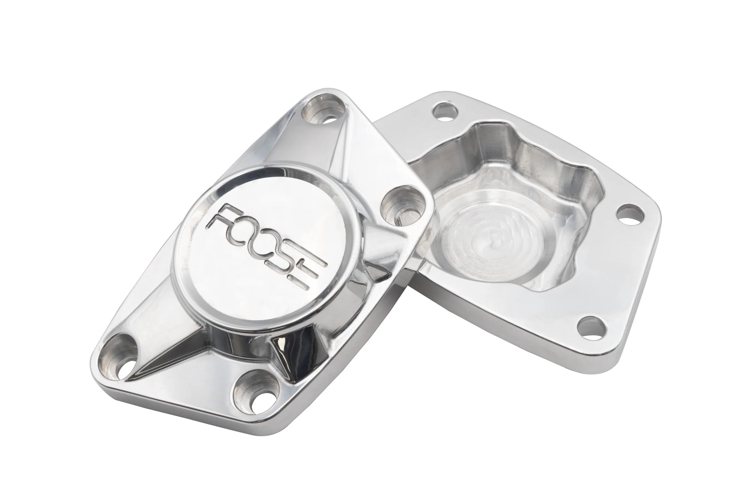 EMPI X FOOSE Billet Spring Plate Cap: Polished Finish, Pair