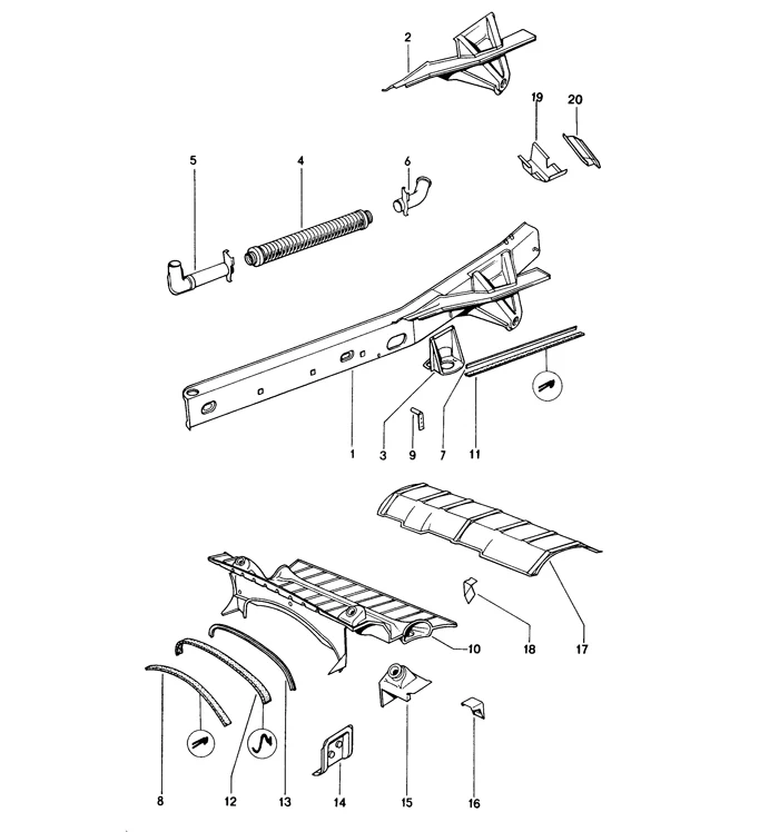 Engine Compartment Seal for Porsche 914 (1970-76) - Image 2