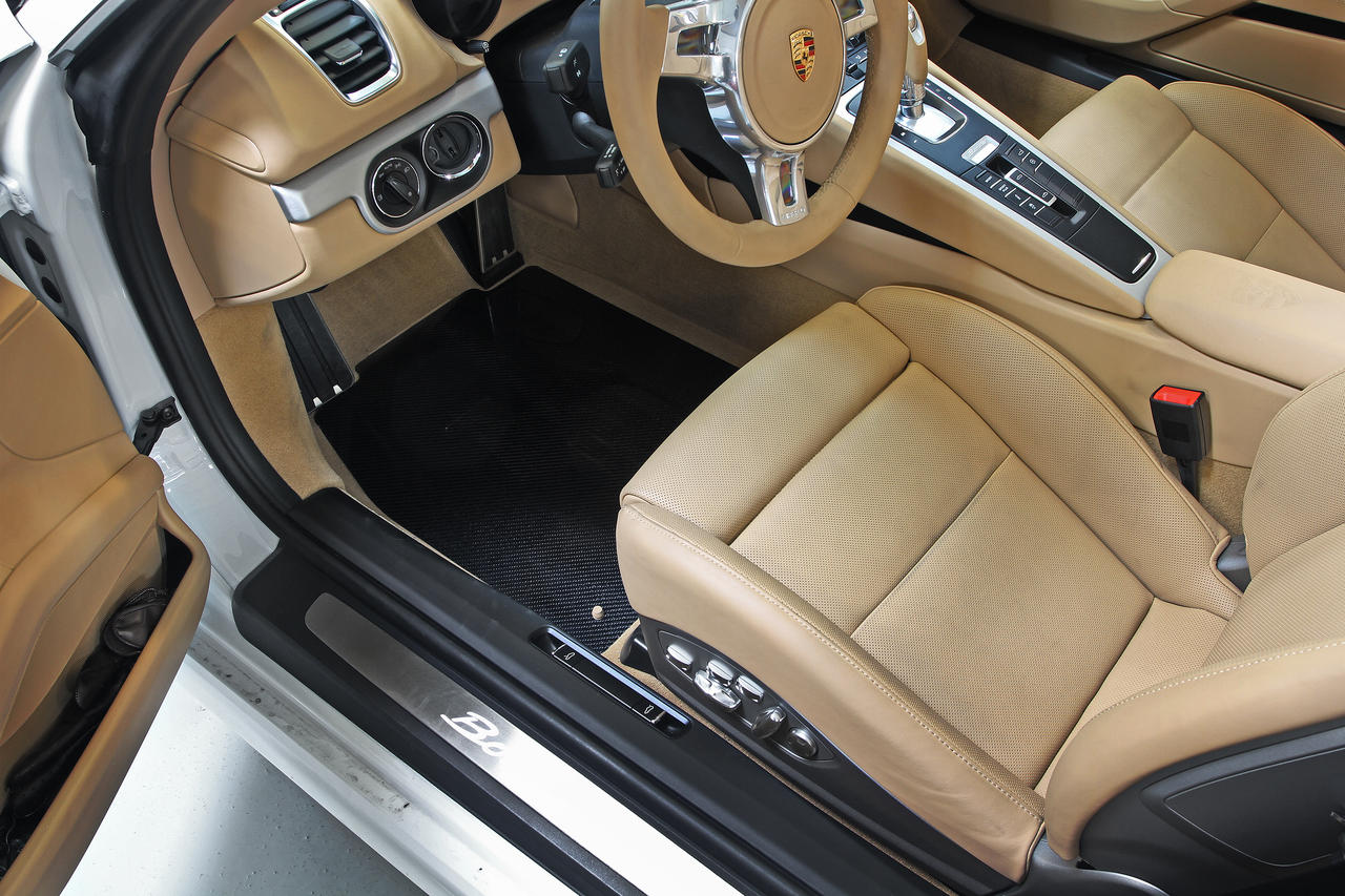 Fabspeed Porsche 718 Boxster Cayman Carbon Fiber Floor Mats / Track Mats