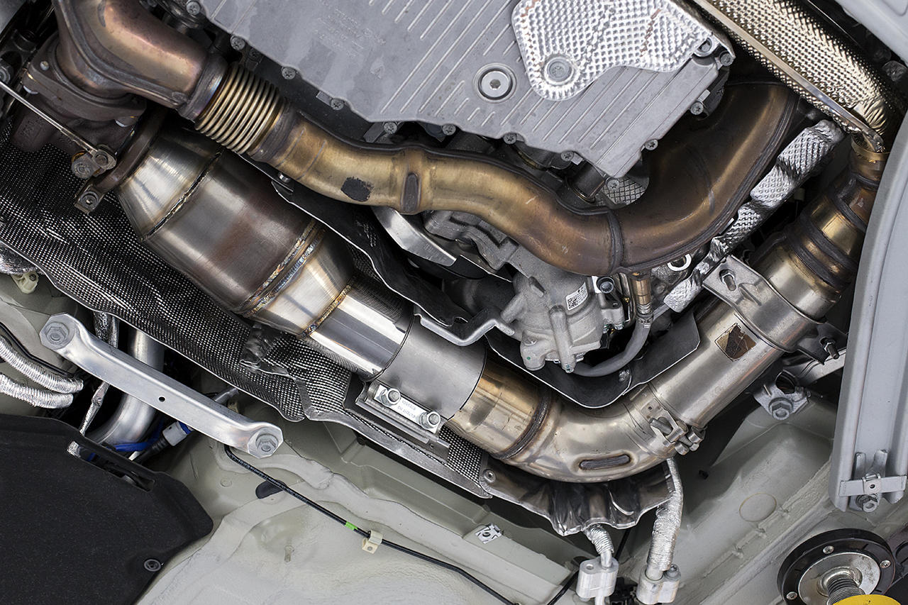 Fabspeed Porsche 718 Boxster/Cayman HJS Sport Catalytic Converter (2017+) - Image 3