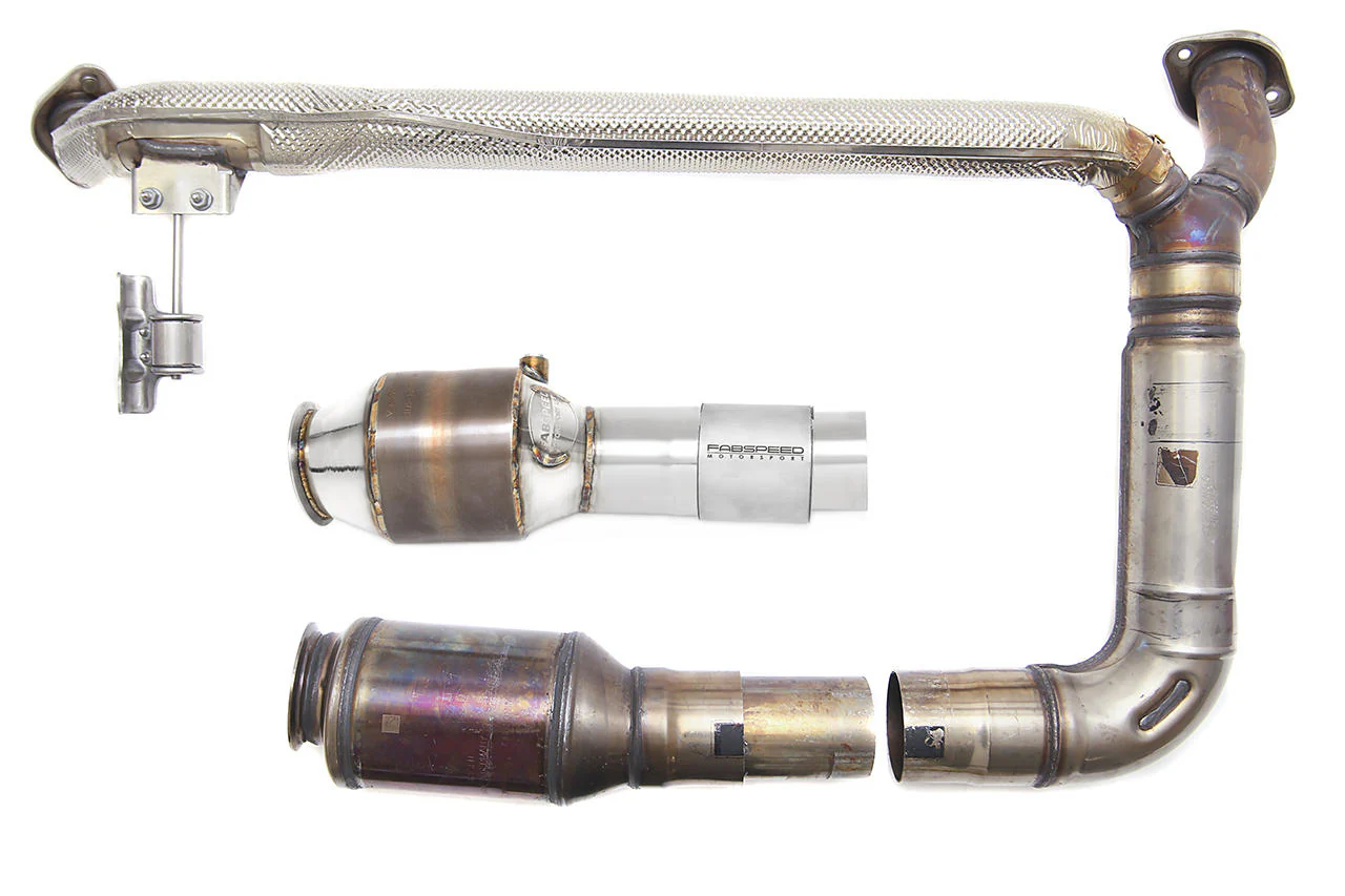 Fabspeed Porsche 718 Boxster/Cayman HJS Sport Catalytic Converter (2017+) - Image 5