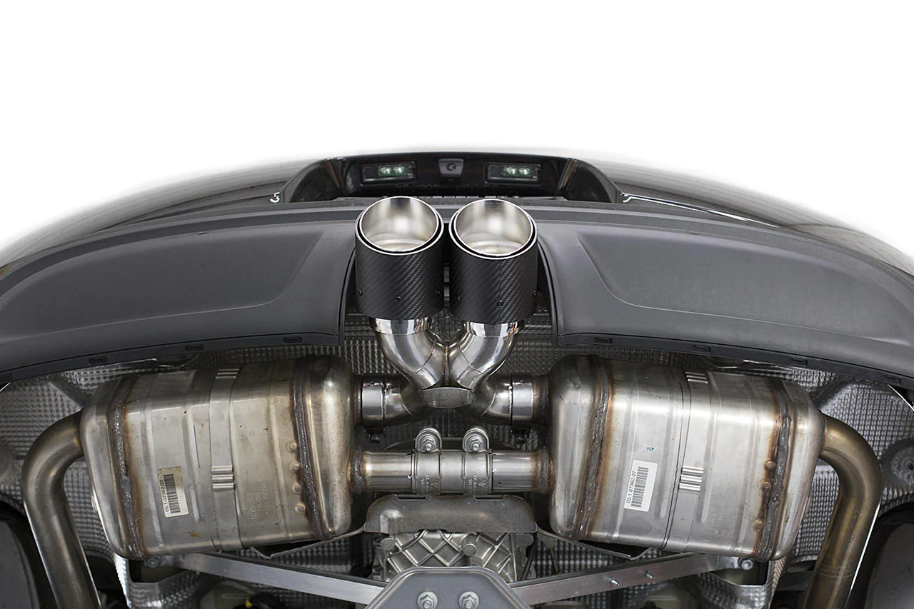 Fabspeed Porsche 718 Boxster/Cayman Maxflo True X-Pipe with Dual Tips (2017+) - Image 5