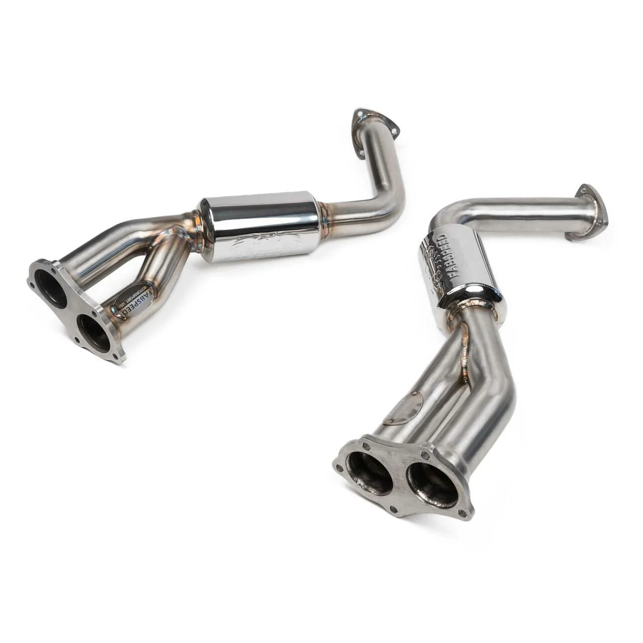 Fabspeed Porsche 718 GT4 / GTS / Spyder Over Axle Link Pipes (2020+) - Image 3