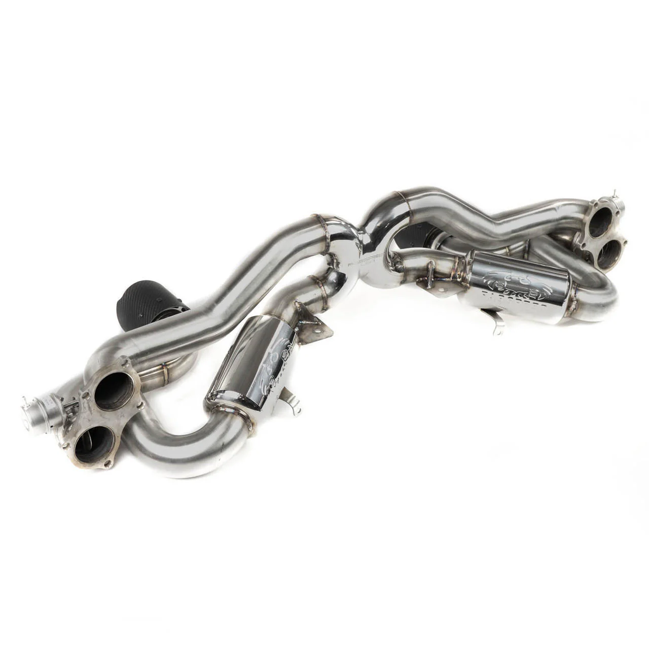Fabspeed Porsche 718 GT4 / GTS / Spyder Valvetronic X-Pipe Exhaust System (2020+) - Image 4