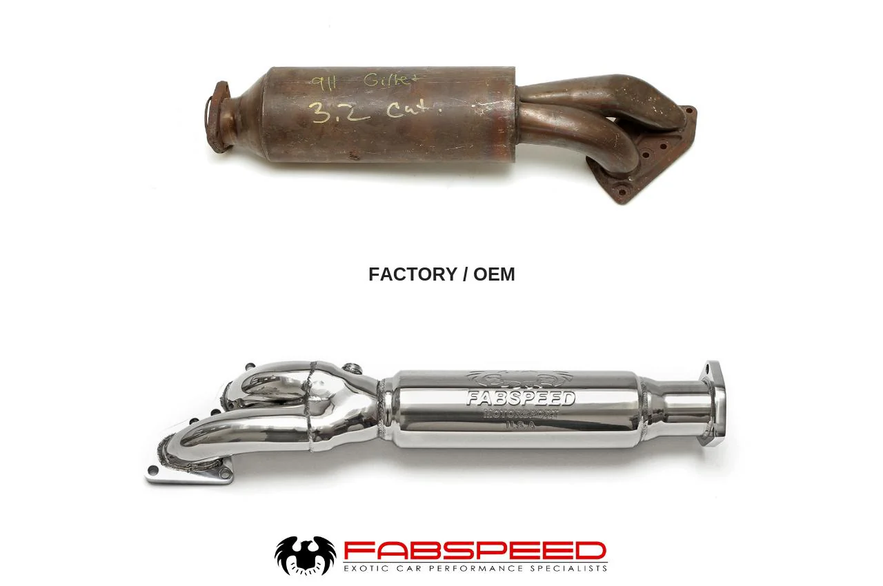 Fabspeed Porsche 911 Carrera European Pre-Muffler Pipe (1976-1989) - Image 2
