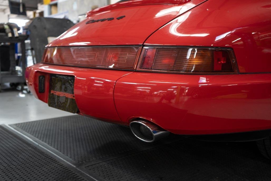 Fabspeed Porsche 964 Carrera Deluxe Oval Style Right-Side Tip for stock 964 2ndary muffler (1989-1994) - Image 3