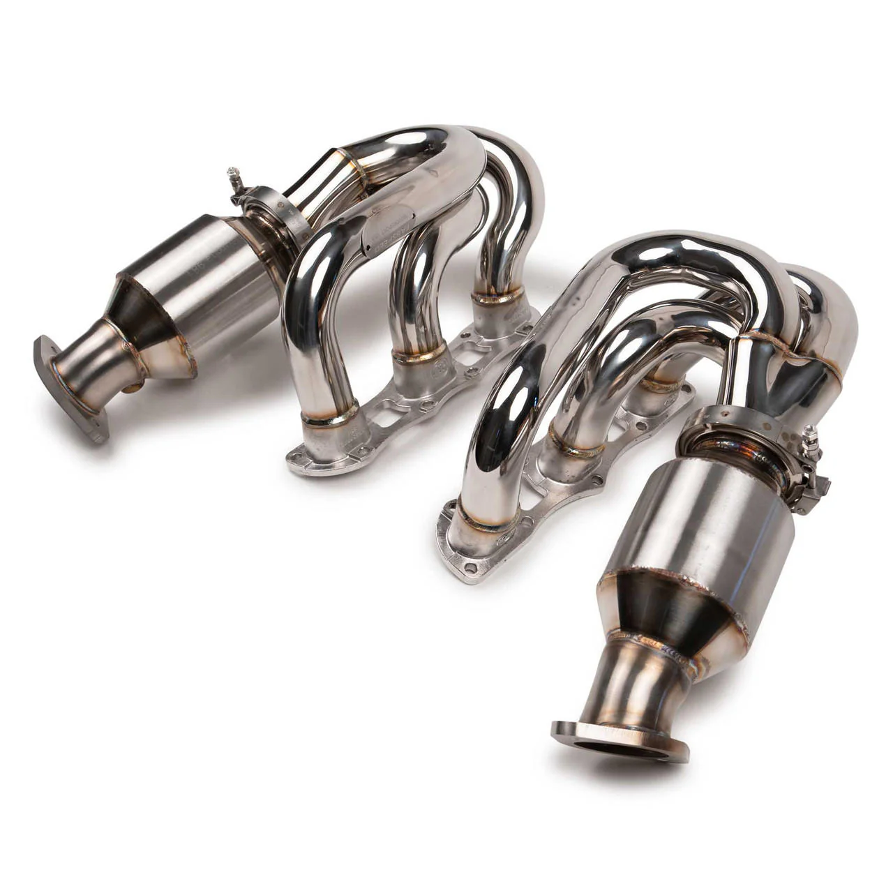 Fabspeed Porsche 981 Boxster / Cayman RENNKRAFT® US PATENTED Modular Headers with HJS Catalytic Converters (2013-2016) - Image 3