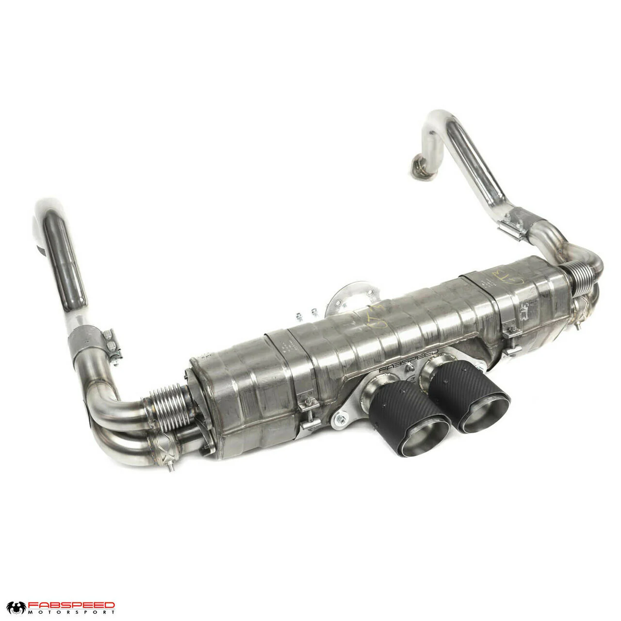 Fabspeed Porsche 981 Cayman GT4 / Spyder Valvetronic GT3 Muffler Conversion Kit - Image 2