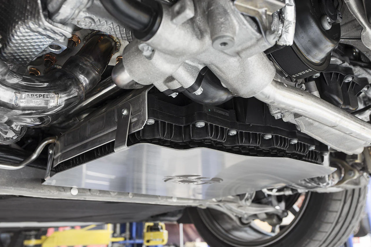 Fabspeed Porsche 991.2 Carrera Oil Pan Cover Skid Plate (2017-2019) - Image 6