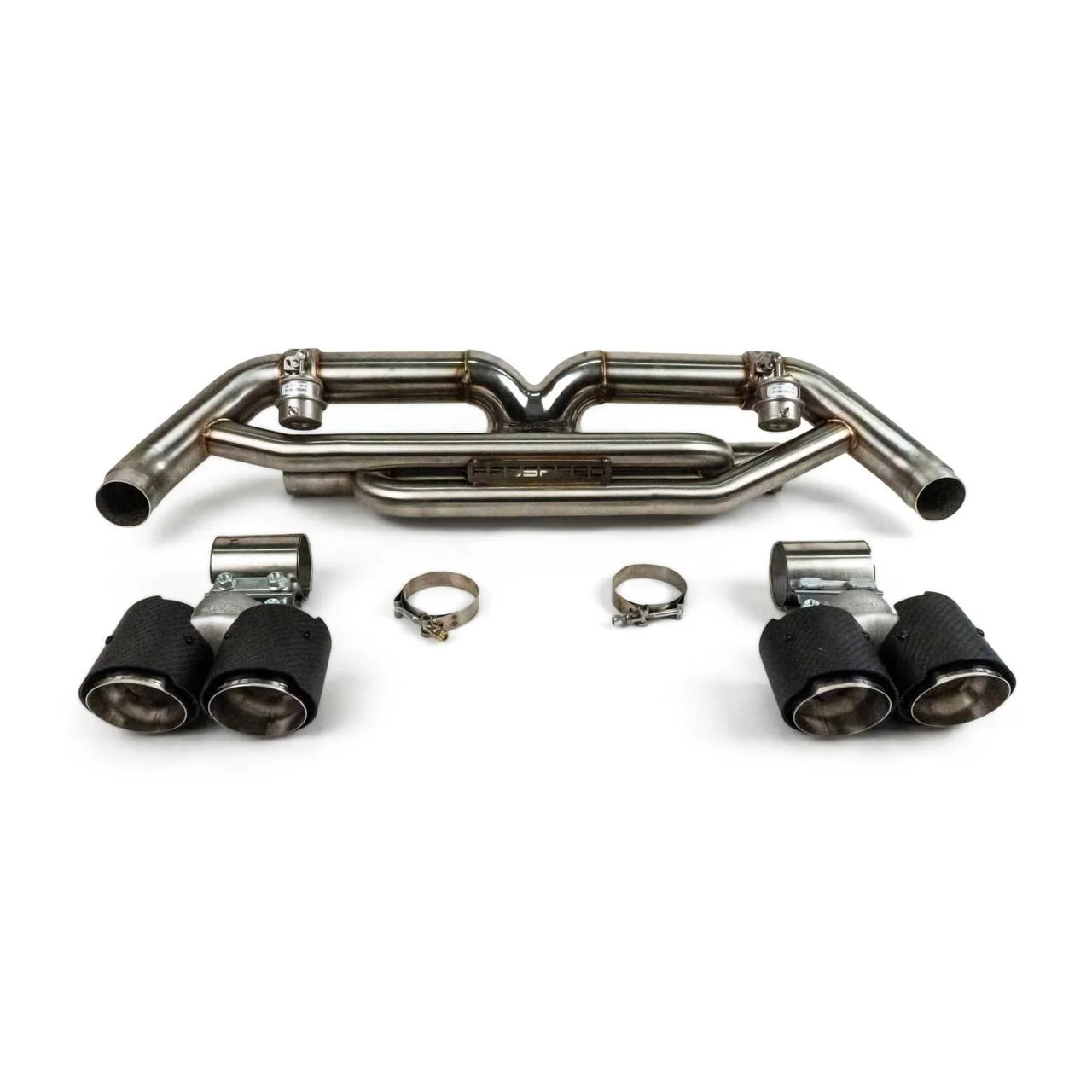 Fabspeed Porsche 991.2 Carrera Valvetronic Center Muffler Bypass X-Pipe (Non-PSE Only) - Image 2