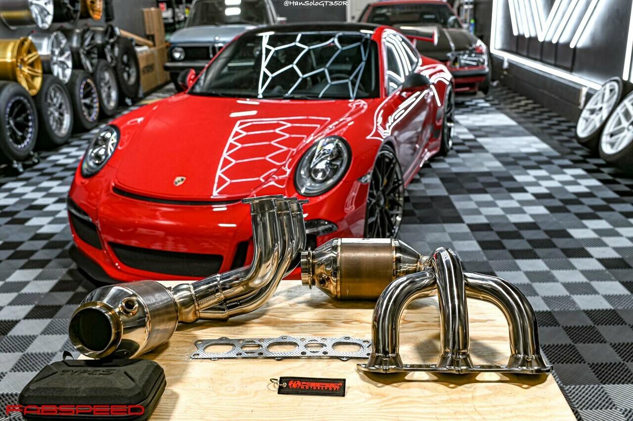 Fabspeed Porsche 991.2 GT3 / GT3 RS Sport Headers with HJS Catalytic Converters - Image 5