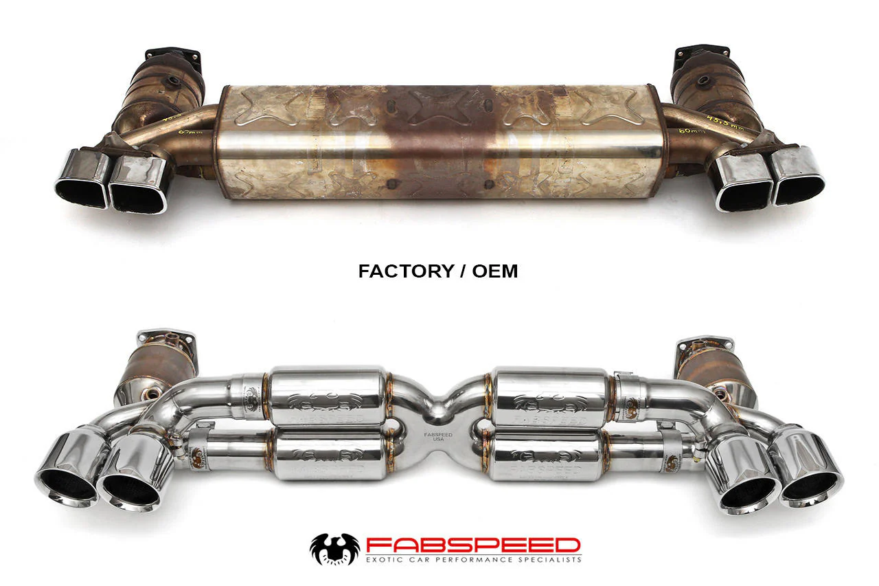 Fabspeed Porsche 991.2 Turbo / Turbo S Supersport X-Pipe Exhaust System (2017-2020) - Image 3