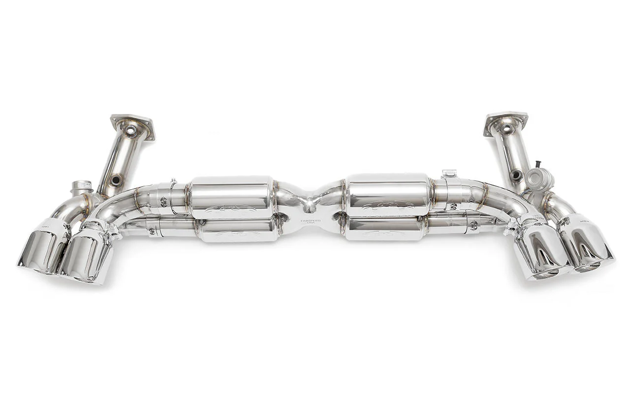 Fabspeed Porsche 991.2 Twin Turbo / Turbo S Valvetronic Supersport X-Pipe Exhaust System (2017-2020) - Image 2