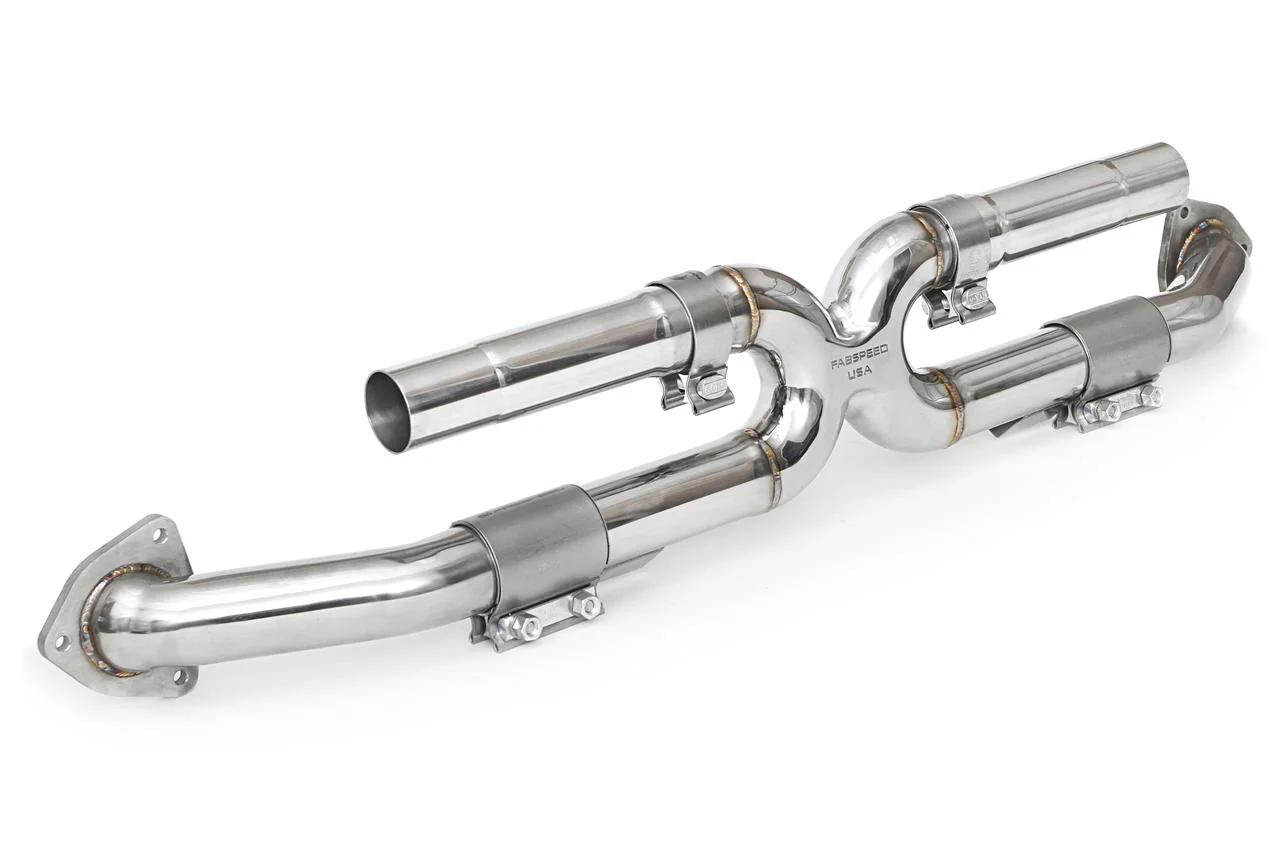 Fabspeed Porsche 991 Carrera Center Muffler Bypass X-Pipe (Non-Valved Exhaust)(2012-2016) - Image 4