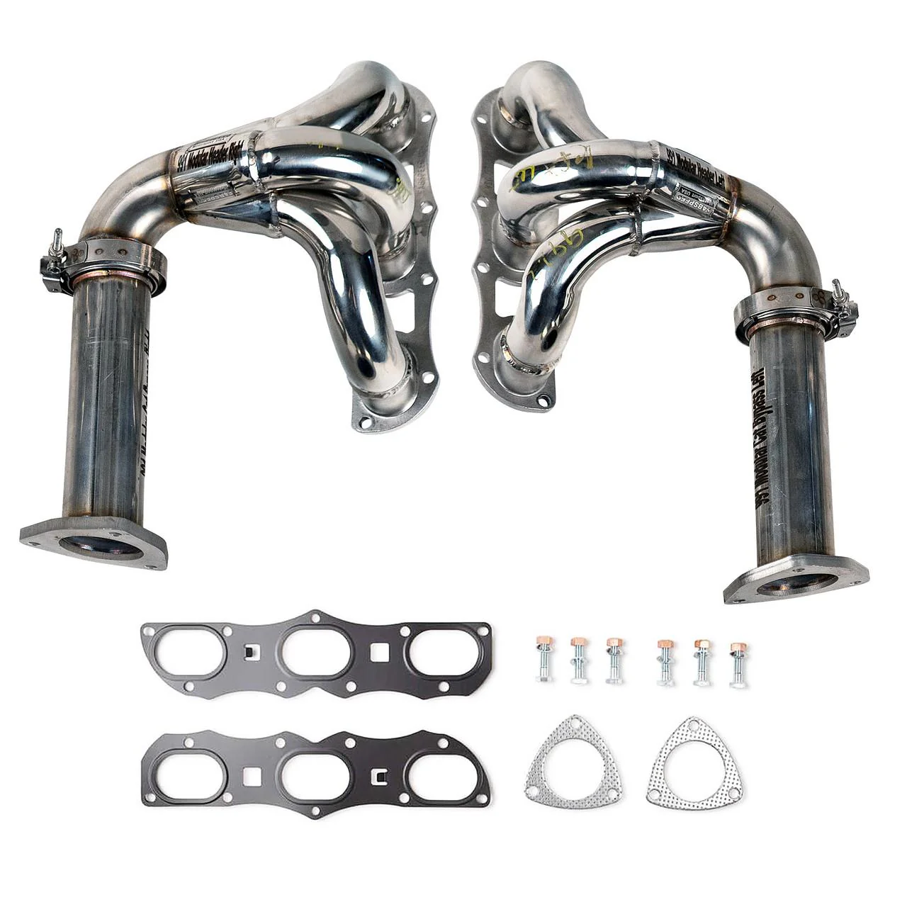 Fabspeed Porsche 991 Carrera RENNKRAFT® Modular Headers with HJS Catalytic Converters (2012-2016) - Image 3