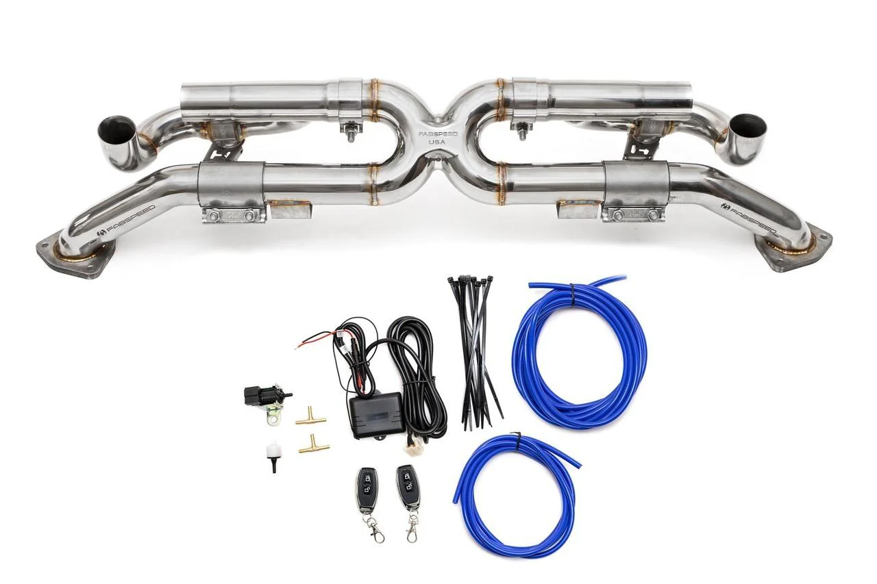 Fabspeed Porsche 991 Carrera Valvetronic Center Muffler Bypass X-Pipe (Valved Exhaust Only) (2012-2016) - Image 2