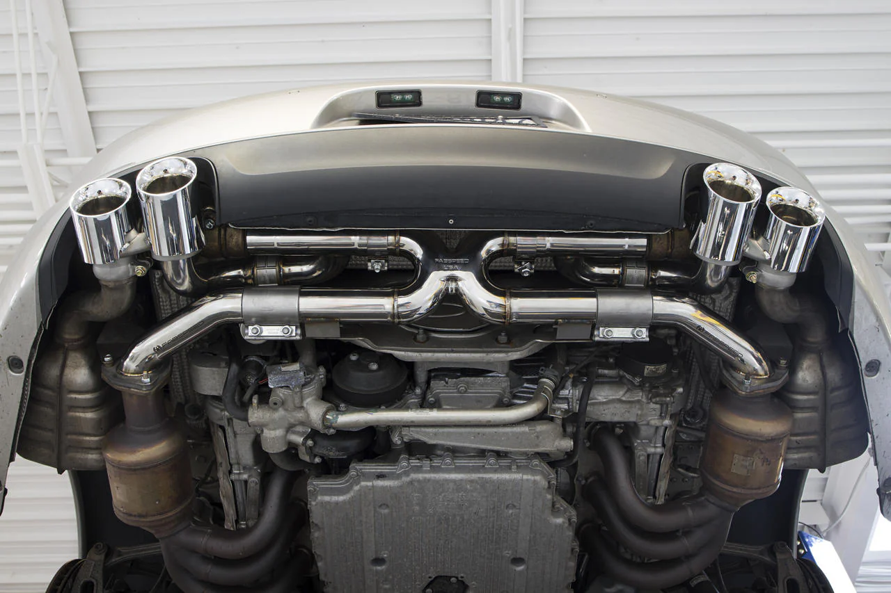 Fabspeed Porsche 991 Carrera Valvetronic Center Muffler Bypass X-Pipe (Valved Exhaust Only) (2012-2016) - Image 4