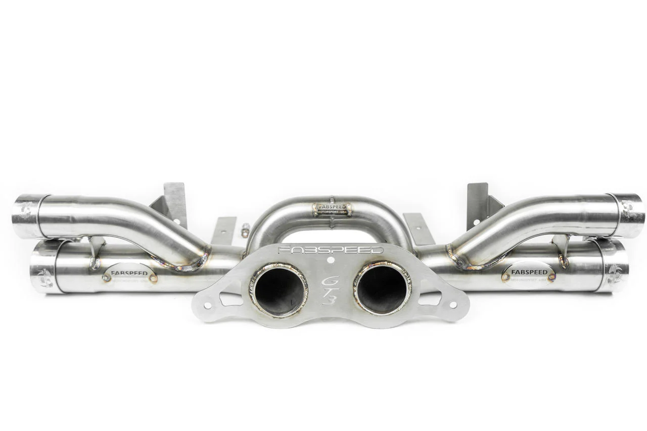 Fabspeed Porsche 991 GT3 / GT3 RS Center Muffler Bypass Pipe (2014-2016) - Image 2