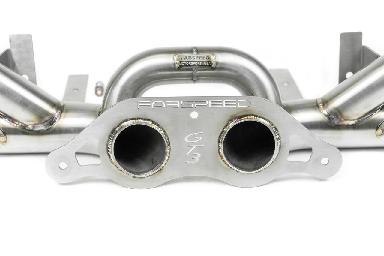 Fabspeed Porsche 991 GT3 / GT3 RS Center Muffler Bypass Pipe (2014-2016) - Image 8