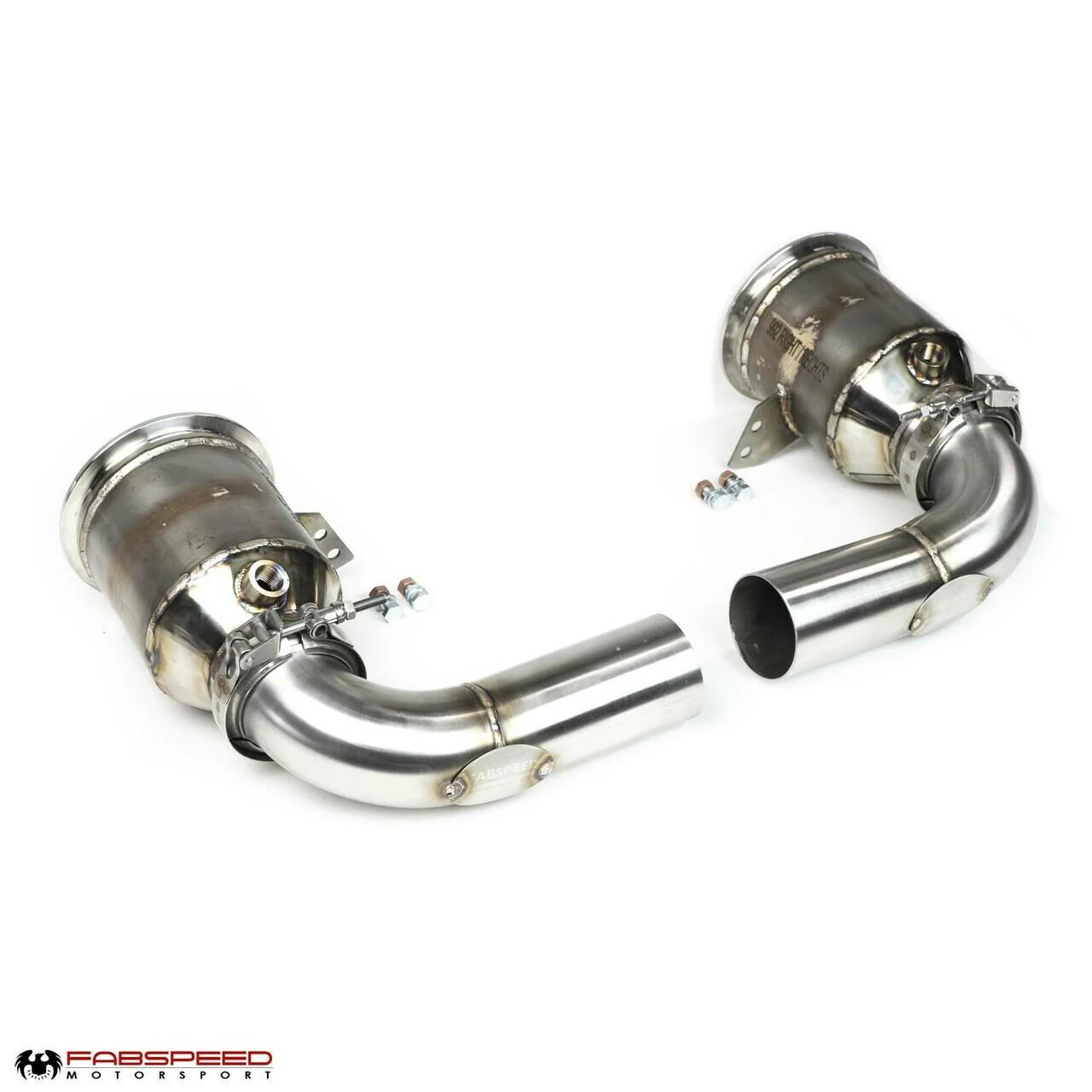 Fabspeed Porsche 992 Carrera Sport Catalytic Converters with GT2RS Style Outlets (2021+) - Image 4