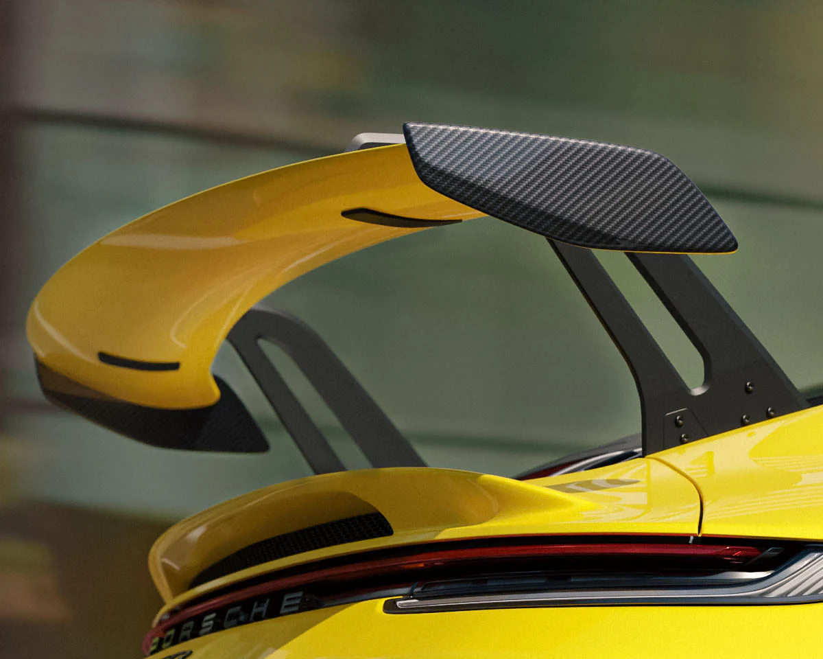 Fabspeed Porsche 992 GT3 Carbon Fiber Wing End Plates (2022+) - Image 4