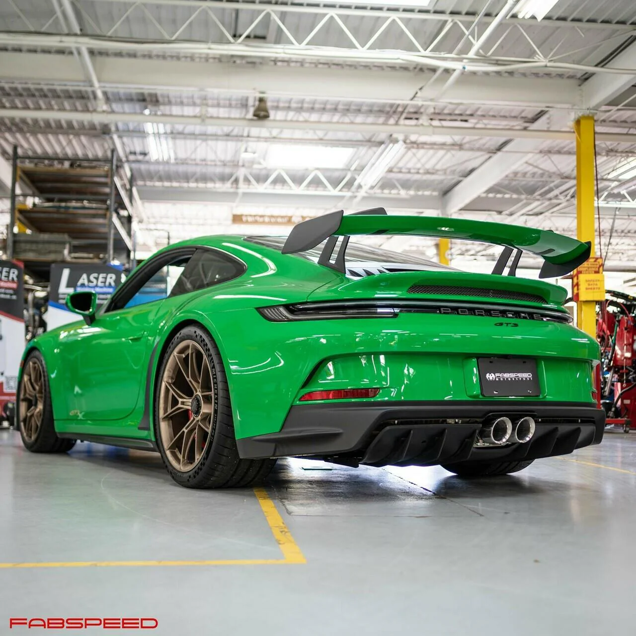 Fabspeed Porsche 992 GT3 / GT3 RS Deluxe Dual Style Tips (2022+) - Image 10