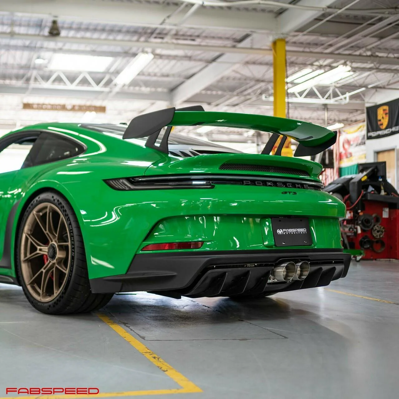 Fabspeed Porsche 992 GT3 / GT3 RS Deluxe Dual Style Tips (2022+) - Image 7