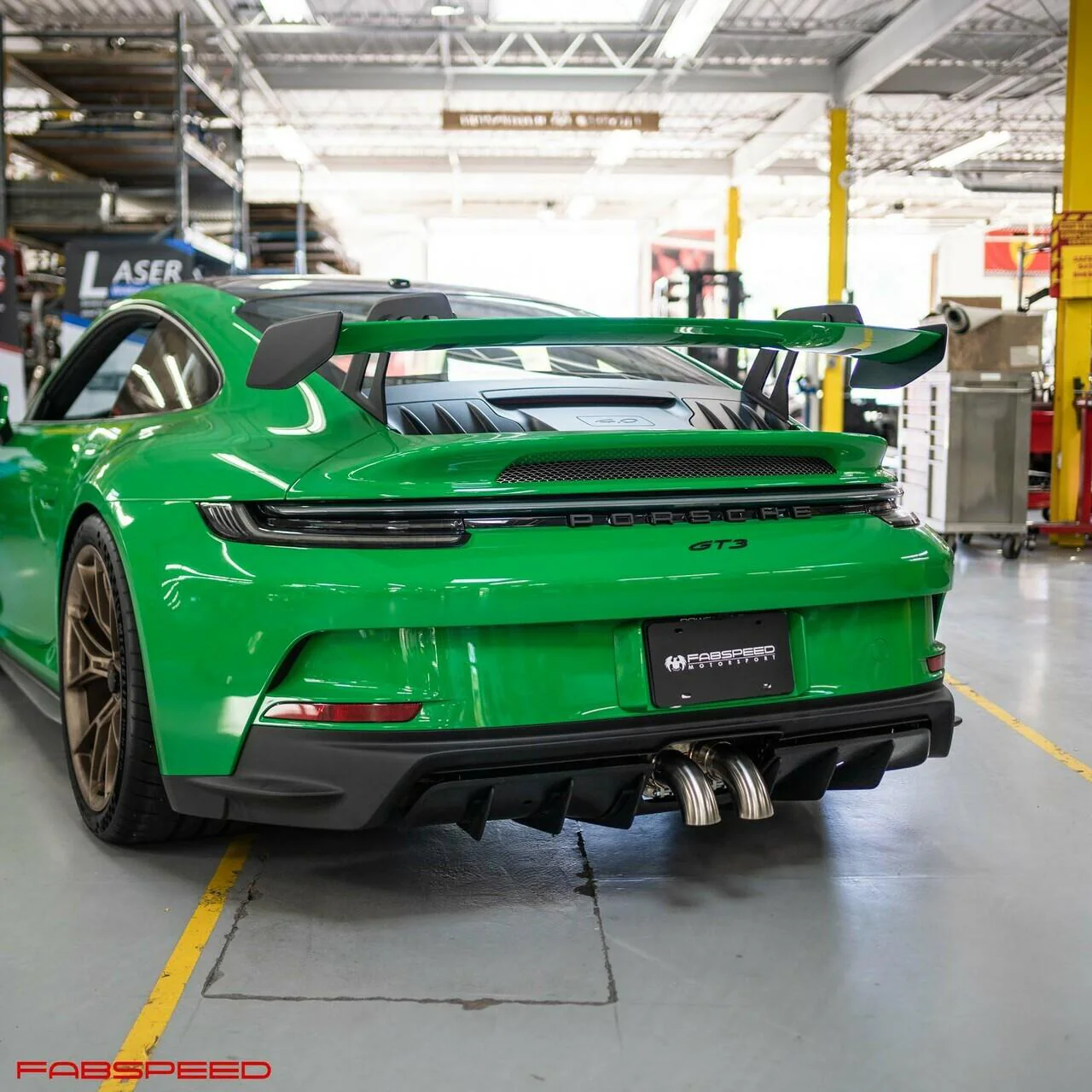 Fabspeed Porsche 992 GT3 / GT3 RS Deluxe Dual Style Tips (2022+) - Image 9