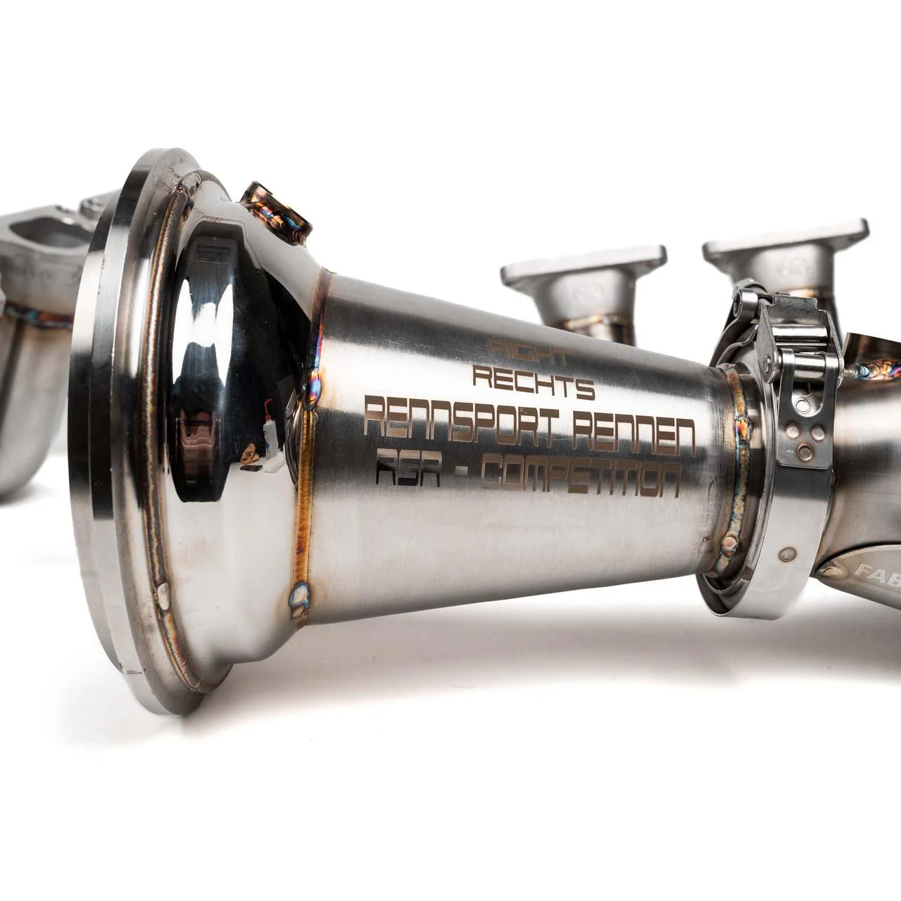 Fabspeed Porsche 992 GT3 / GT3 RS RENNKRAFT®  US PATENTED Modular Street and Racing Headers with HJS Catalytic Converters (2022+) - Image 4