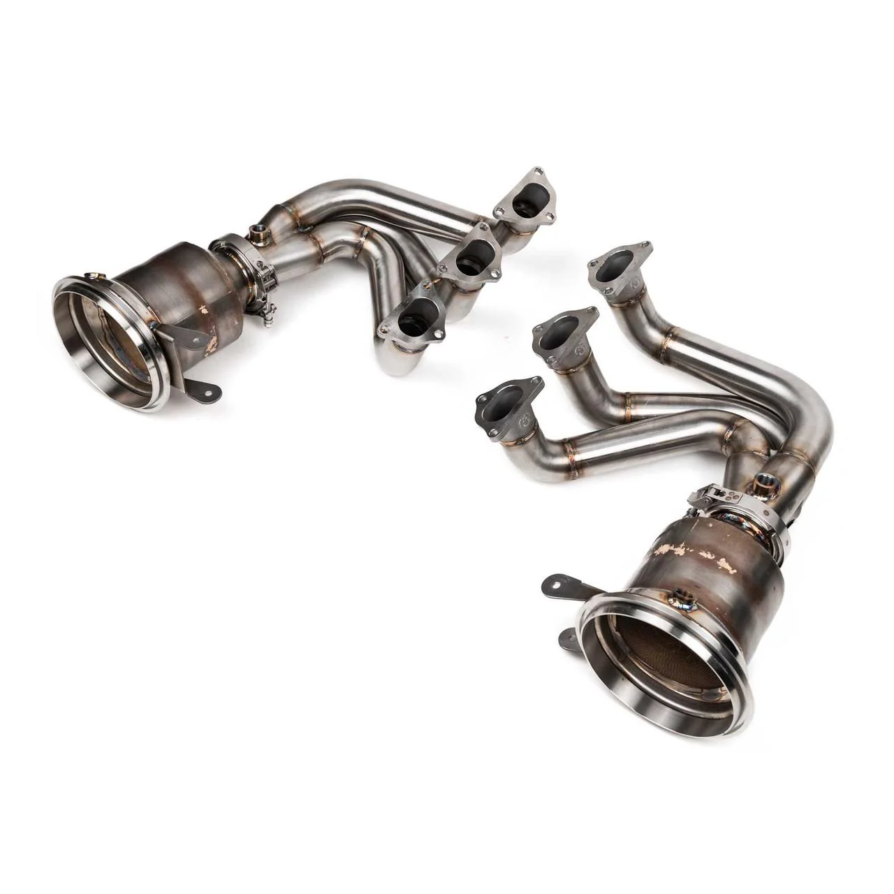 Fabspeed Porsche 992 GT3 / GT3 RS RENNKRAFT®  US PATENTED Modular Street and Racing Headers with HJS Catalytic Converters (2022+) - Image 7