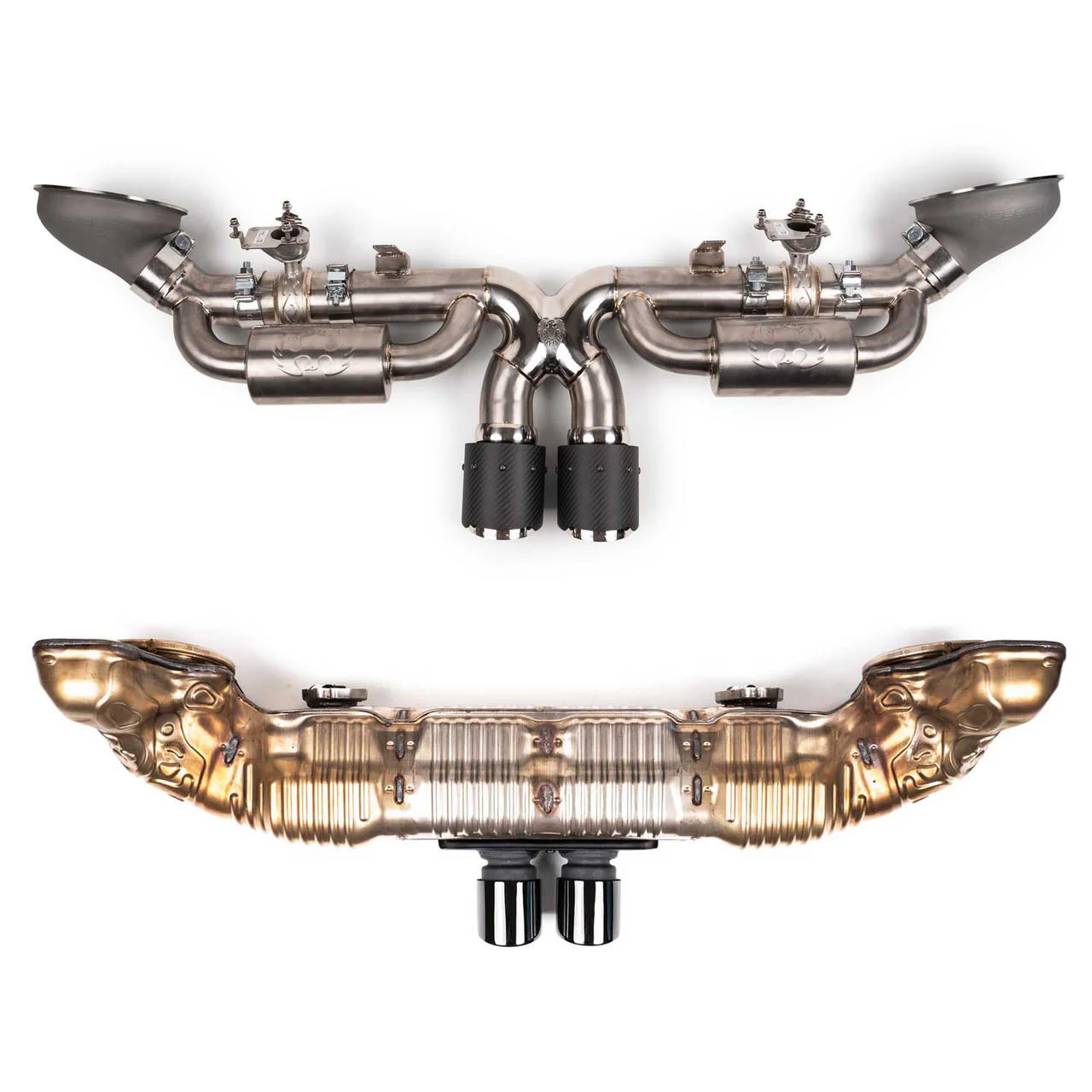 Fabspeed Porsche 992 GT3 / GT3 RS Titanium Valved Cat-Back Exhaust System (2022+) - Image 2