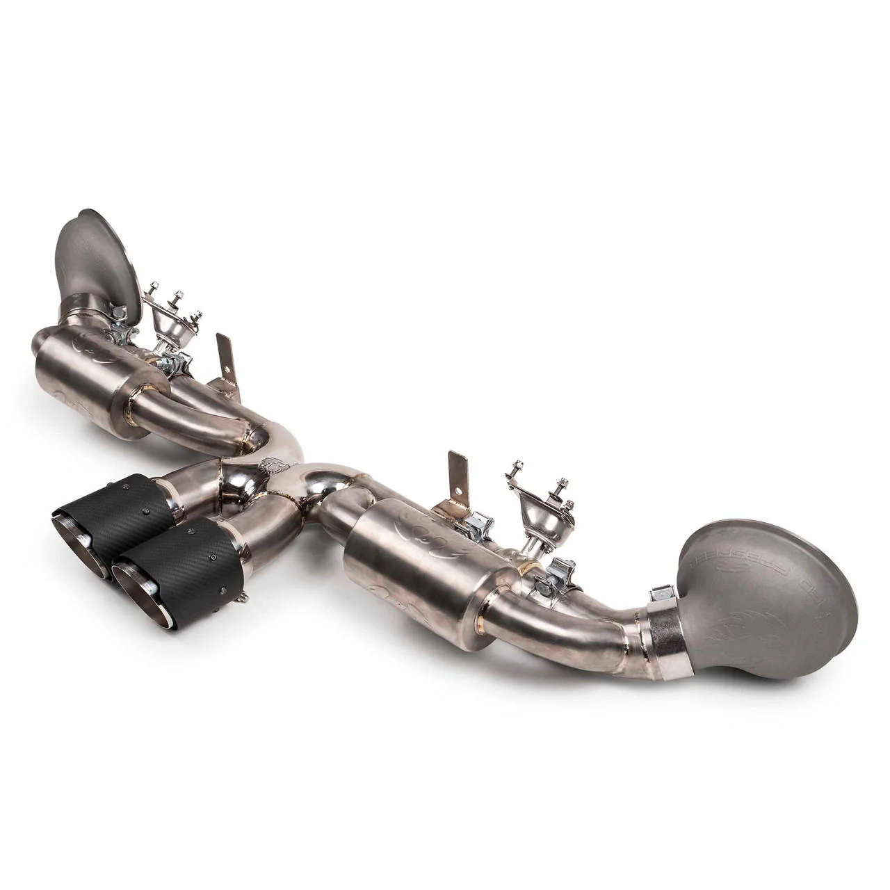 Fabspeed Porsche 992 GT3 / GT3 RS Titanium Valved Cat-Back Exhaust System (2022+) - Image 5