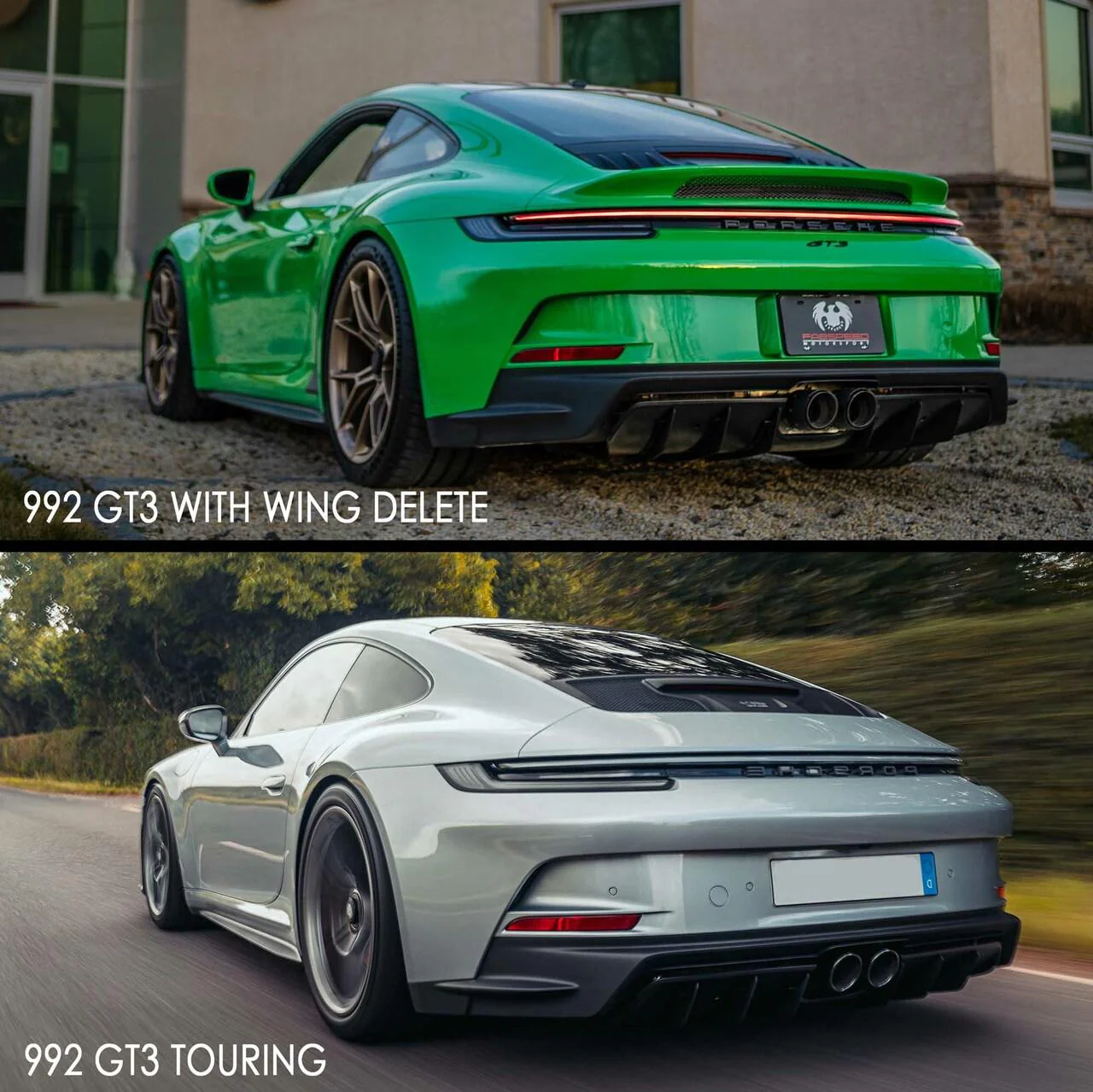 Fabspeed Porsche 992 GT3 Wing Delete Kit (2022+) - Image 2
