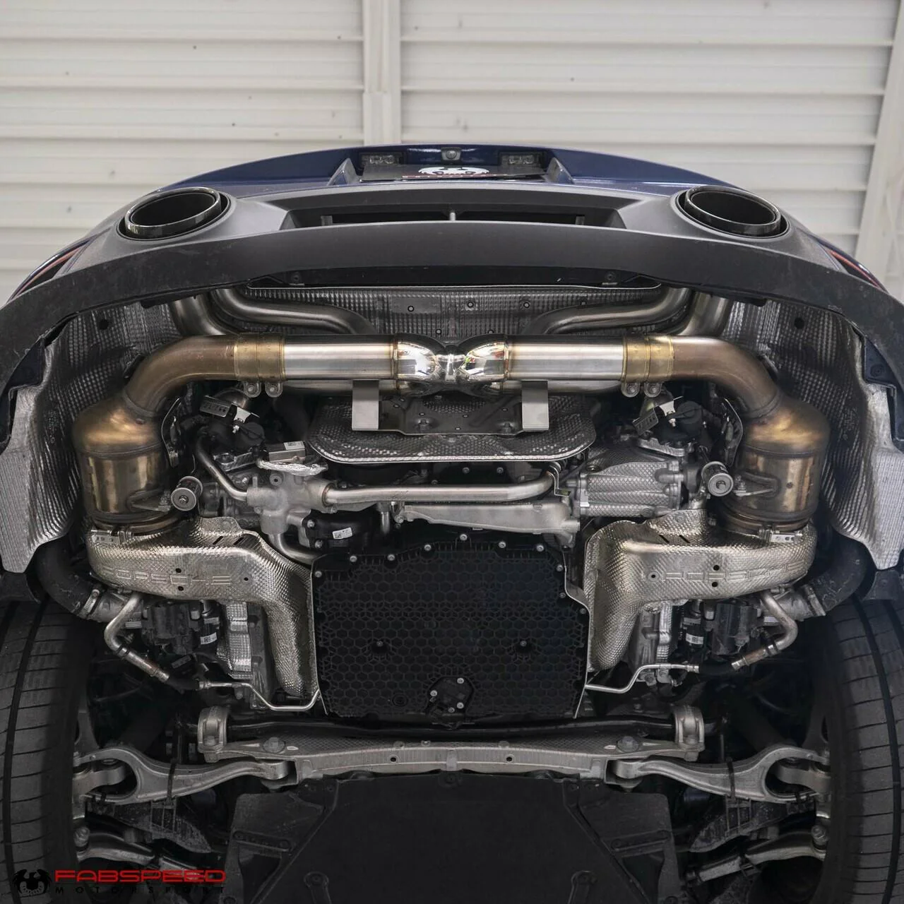 Fabspeed Porsche 992 Twin Turbo / Twin Turbo S Cat-Back Valvetronic Maxflo Exhaust System (2021+) - Image 12