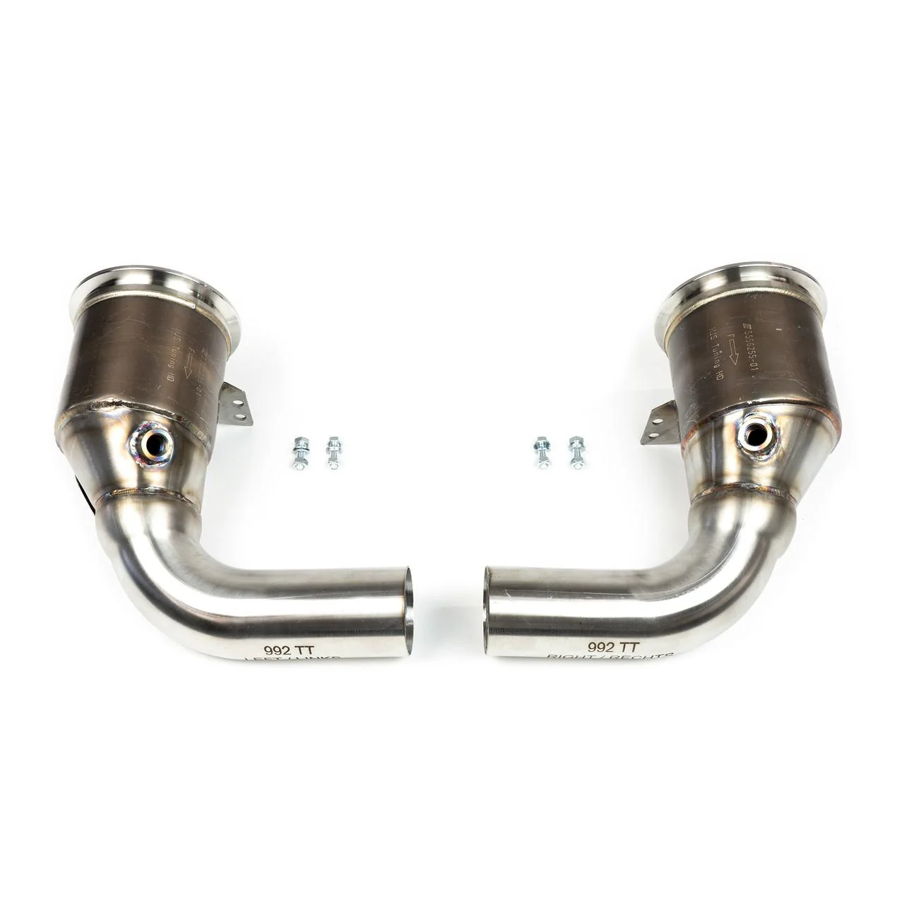 Fabspeed Porsche 992 Twin Turbo / Twin Turbo S Sport Catalytic Converters (2021+) - Image 9