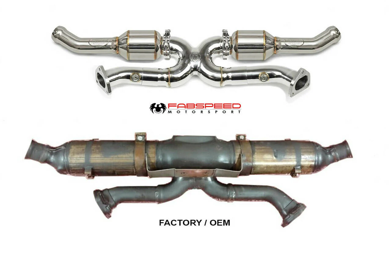 Fabspeed Porsche 993 Carrera Sport Cat X-Pipe (1994-1998) - Image 2