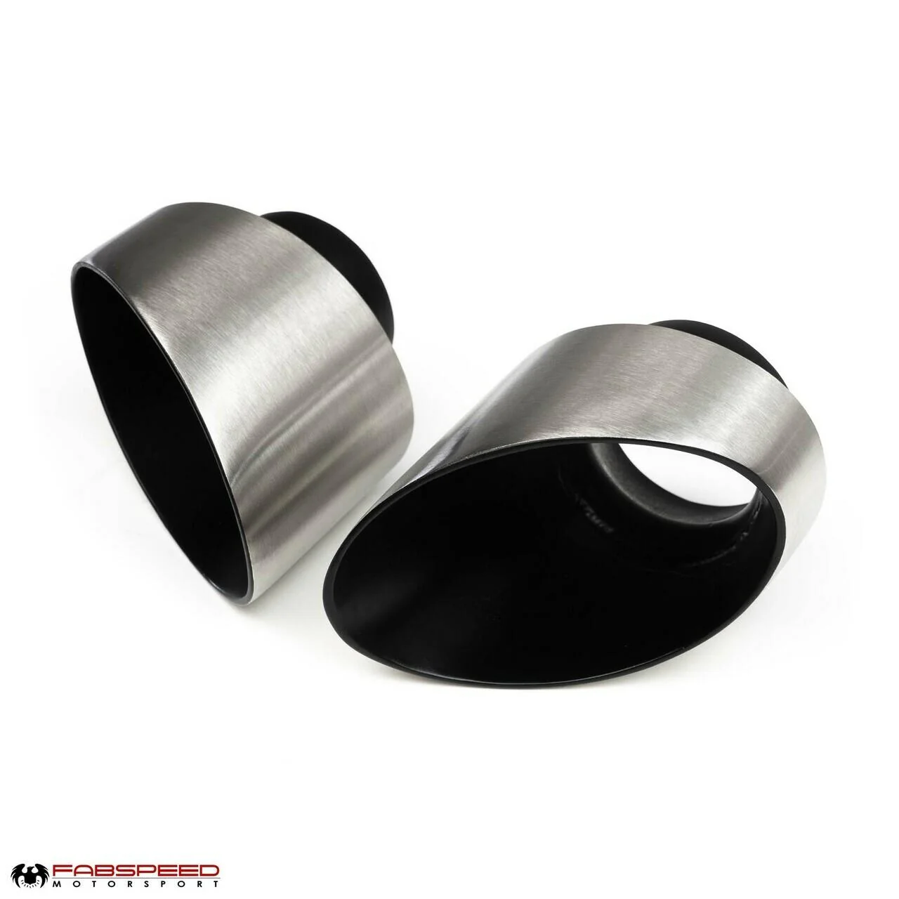 Fabspeed Porsche 993 Turbo Single Wall Oval Bolt-On Tips (1995-1998) - Image 2