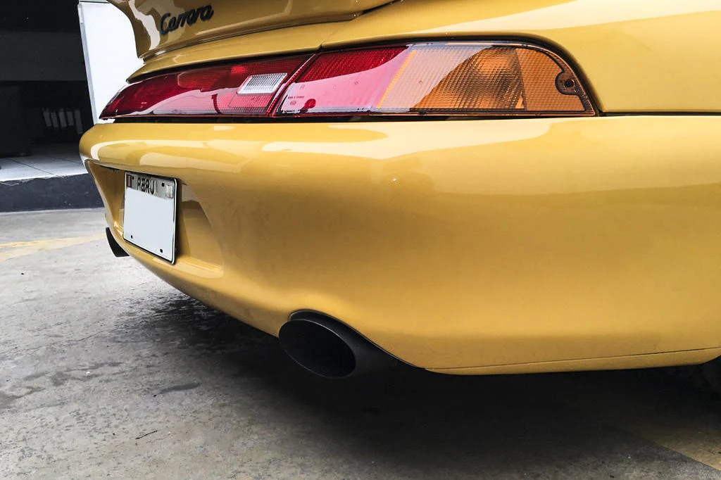 Fabspeed Porsche 993 Turbo Single Wall Oval Bolt-On Tips (1995-1998) - Image 5